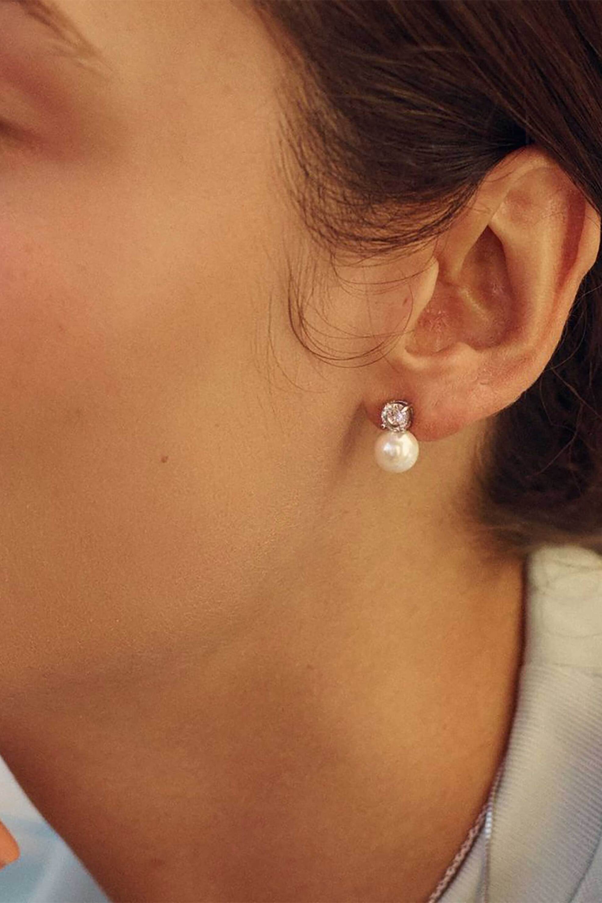 Edblad Γυναικεία Σκουλαρίκια Luna Studs Steel (L) - 123869