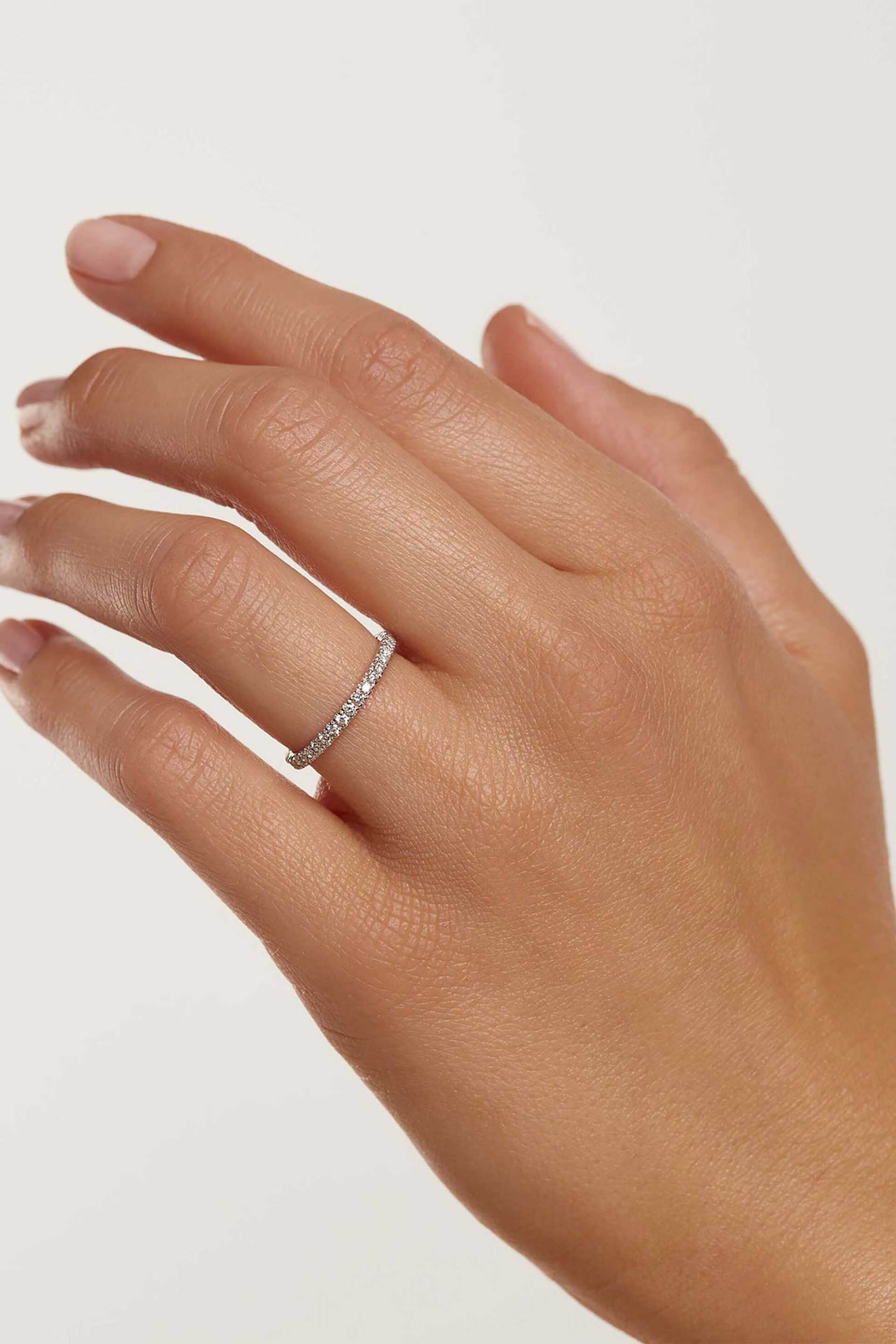 PDPAOLA γυναικείο δαχτυλίδι με διαμάντια 16,5 mm - AN06-016-12 φωτογραφία