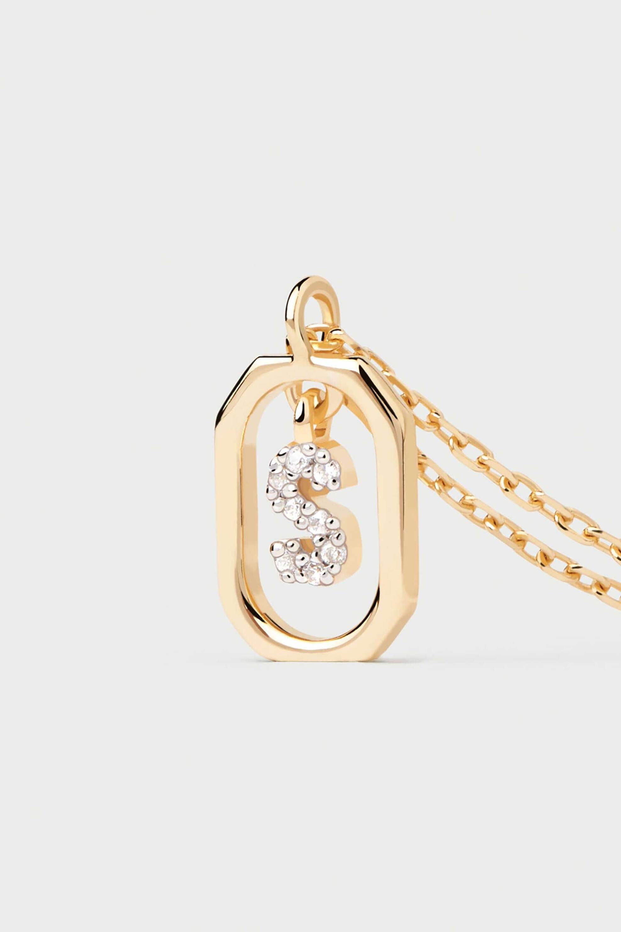 PDPAOLA γυναικείο κολιέ "Mini Letter S" - CO01-530-U φωτογραφία