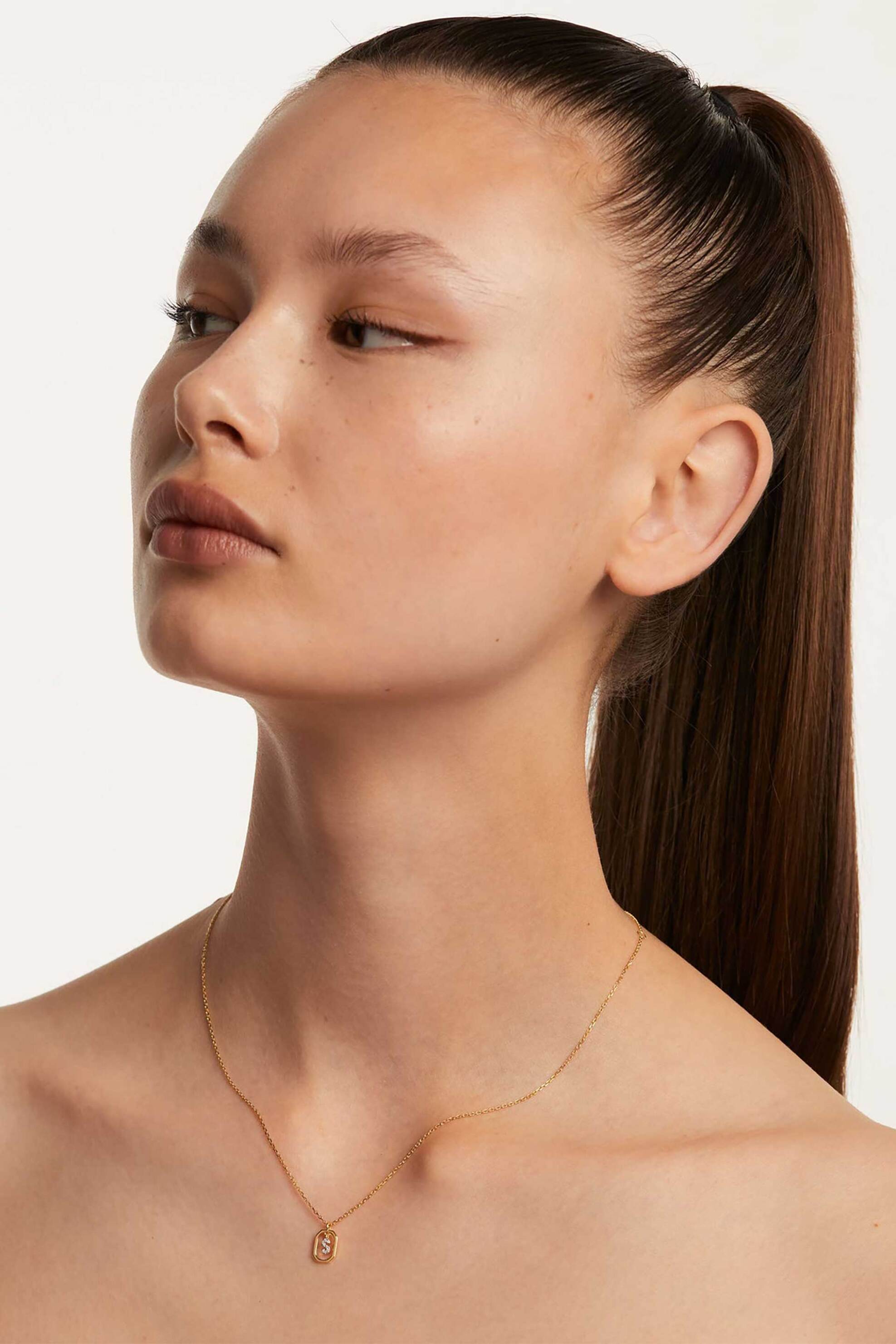 PDPAOLA γυναικείο κολιέ "Mini Letter S" - CO01-530-U φωτογραφία