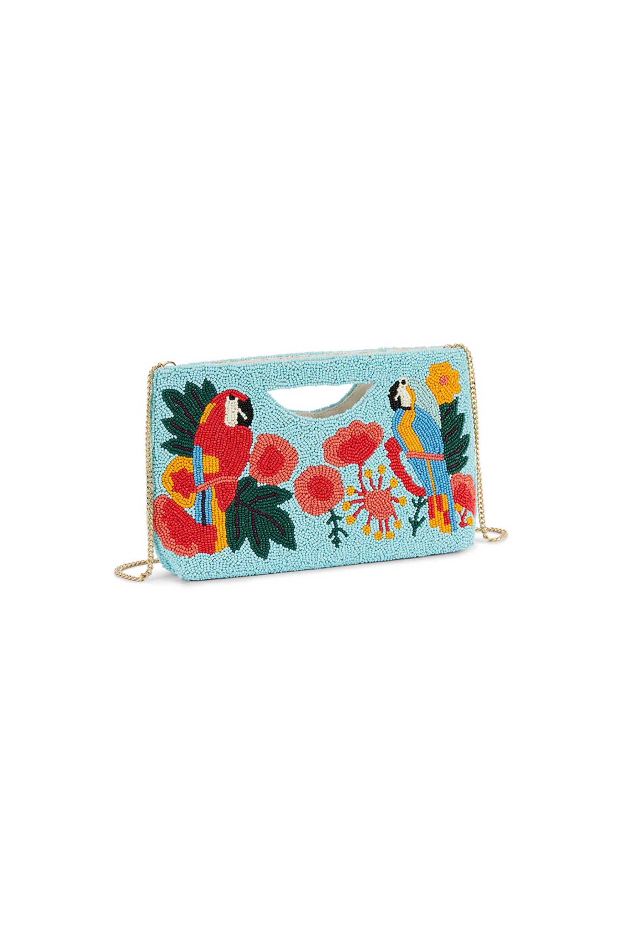 Wild Paris γυναικείο clutch με κέντημα "Gillis" - GILLIS/SS26 Γαλάζιο φωτογραφία