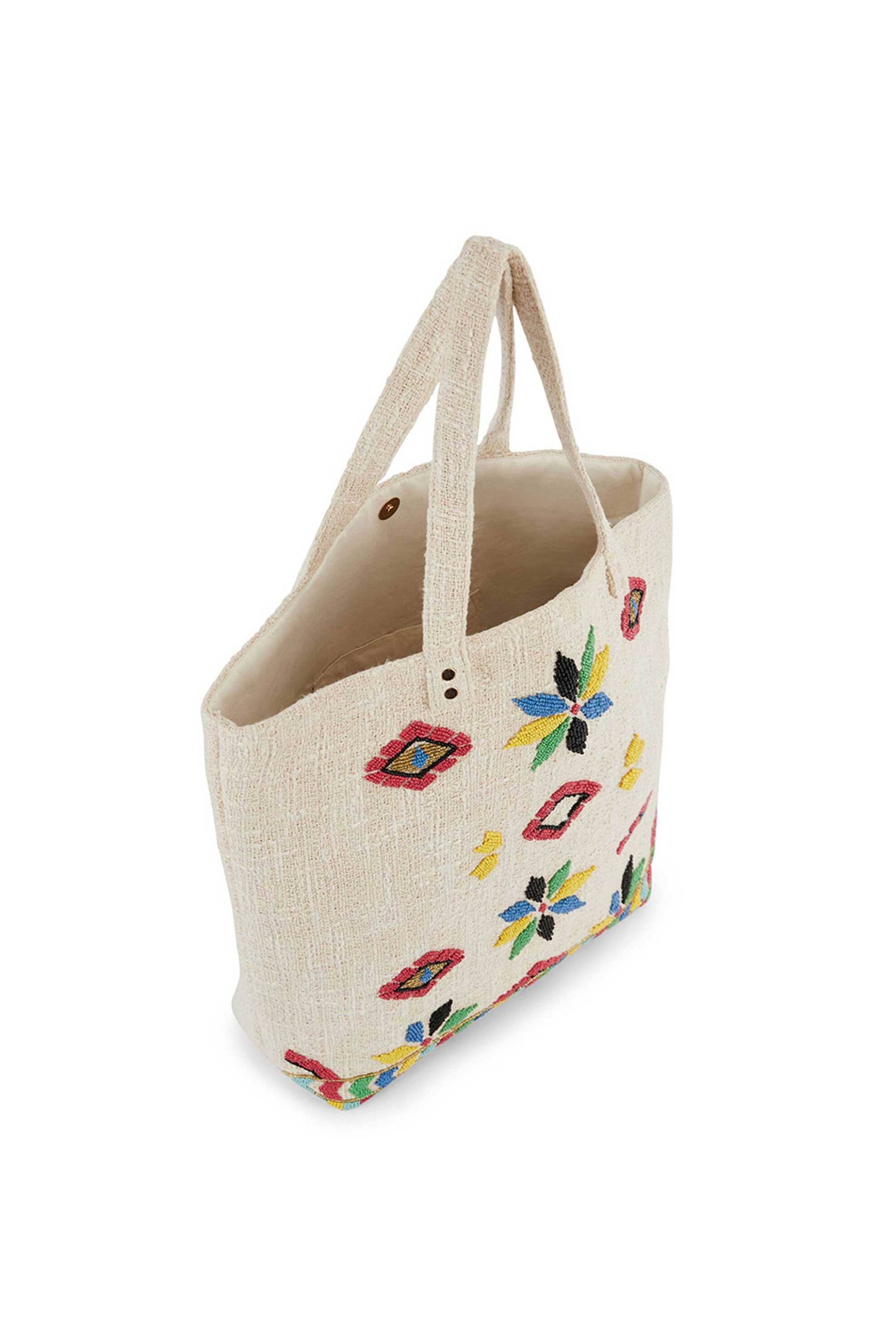 Wild Paris γυναικεία τσάντα ώμου με κέντημα "Lyndira" - LYNDIRA/SACS/SS26 Μπεζ φωτογραφία