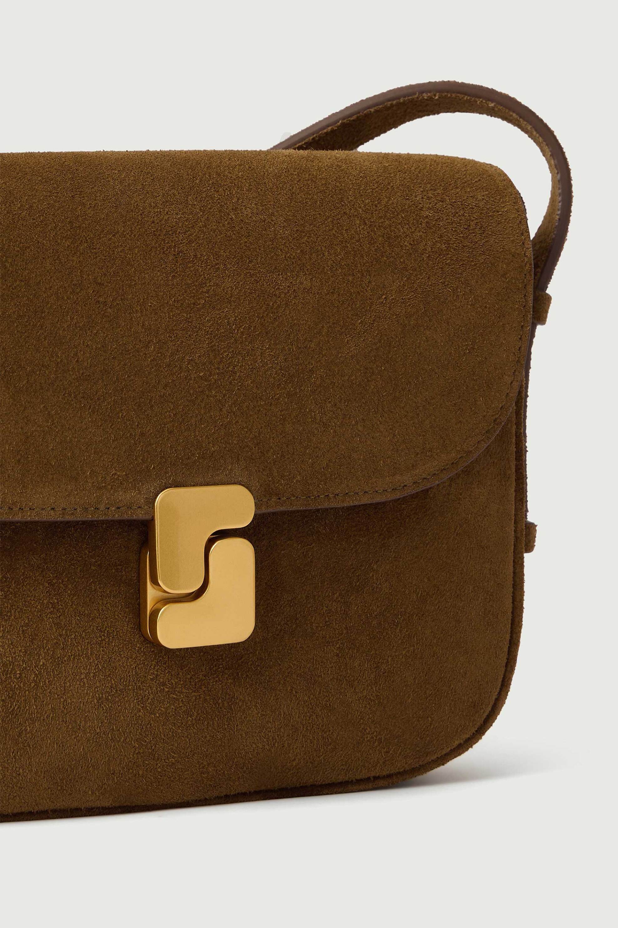 SOEUR Soeur γυναικεία suede τσάντα ώμου/crossbody "Bellissima Mini" - SEM1638BELLIMIN Ταμπά - 3
