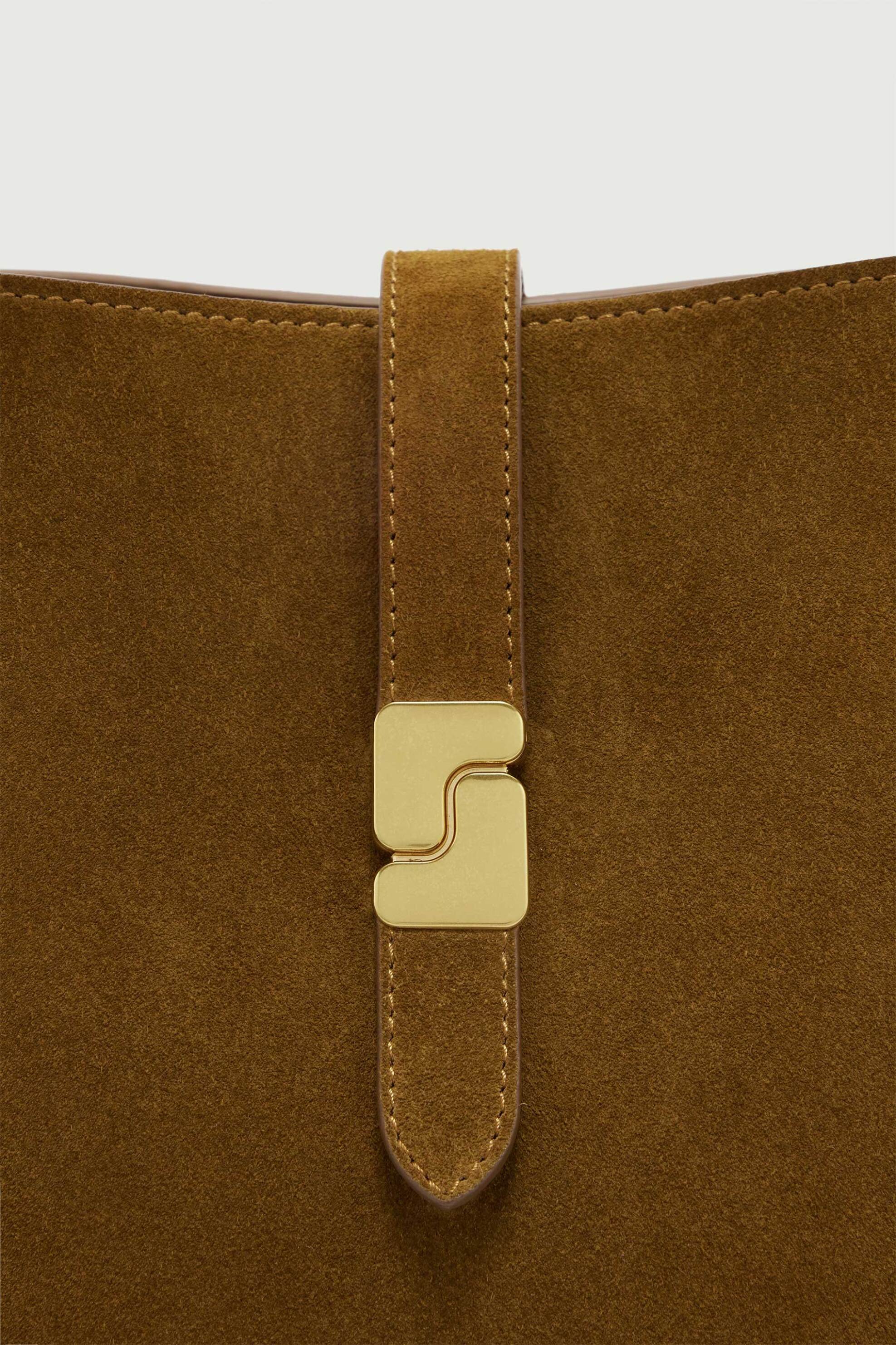 SOEUR Soeur γυναικεία δερμάτινη τσάντα ώμου suede "Bello Mini" - SEM1340BELLOMIN Ταμπά - 3
