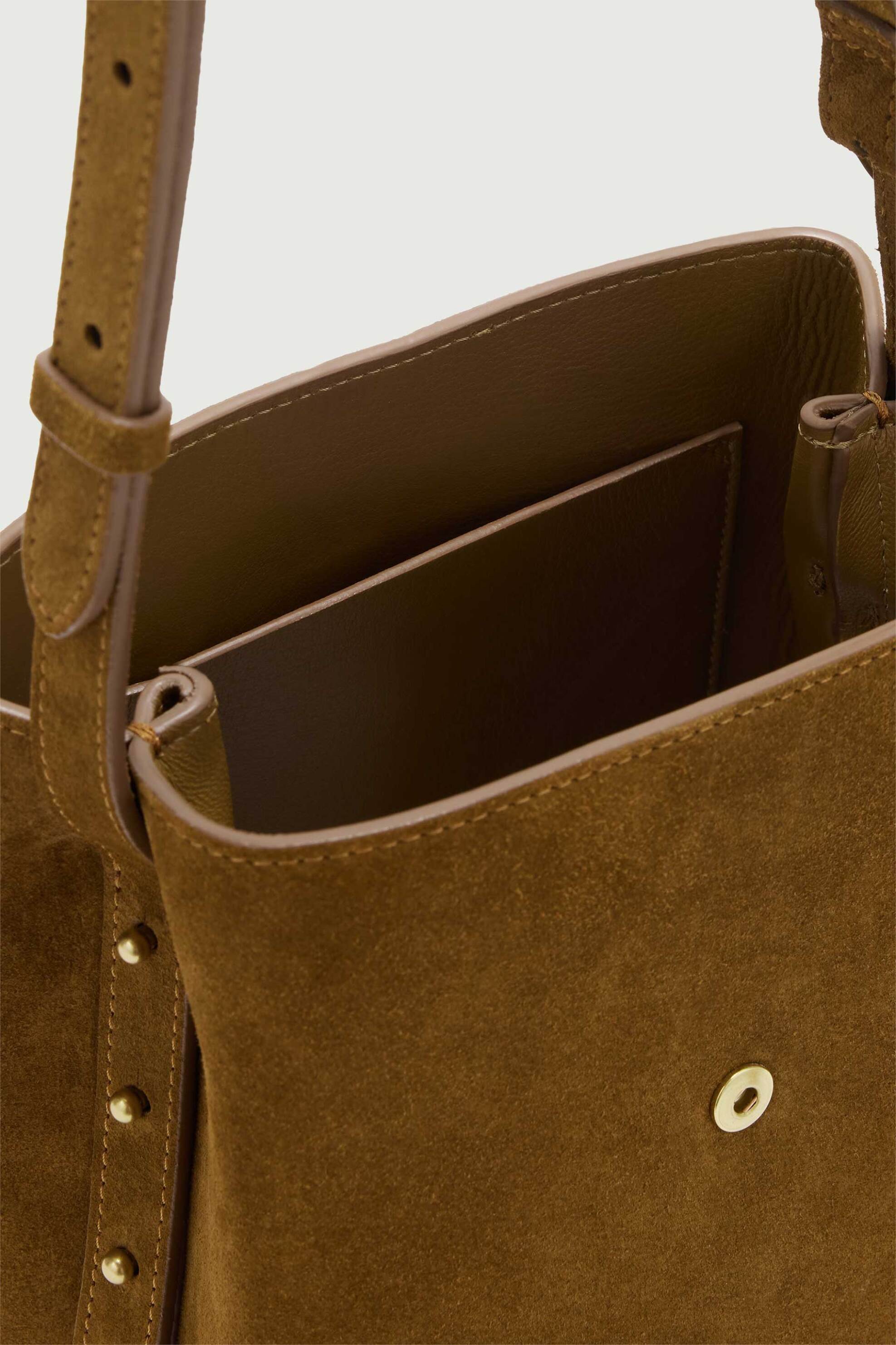 SOEUR Soeur γυναικεία δερμάτινη τσάντα ώμου suede "Bello Mini" - SEM1340BELLOMIN Ταμπά - 4