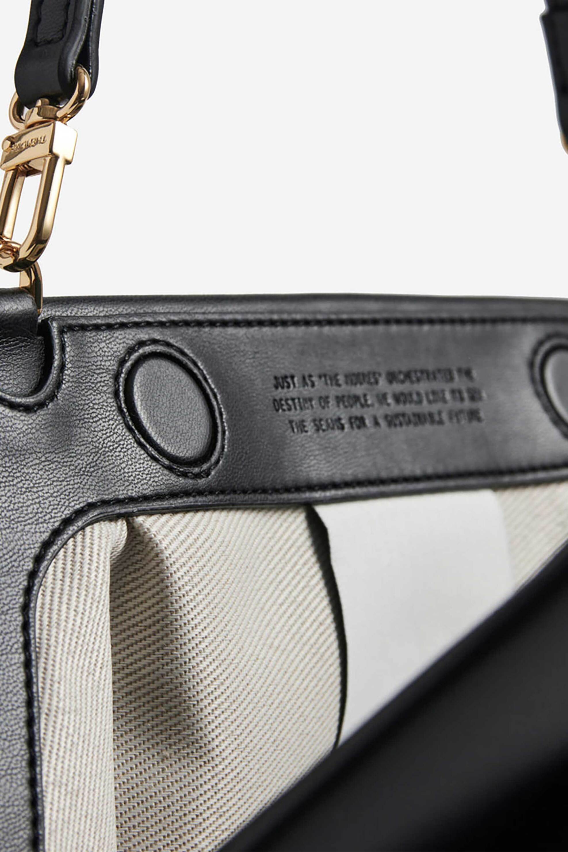 THEMOIRè Themoirè γυναικείο τσαντάκι clutch vegan satin "Bios Baguette Vegan" - NS1WTMBB0 Μαύρο - 4
