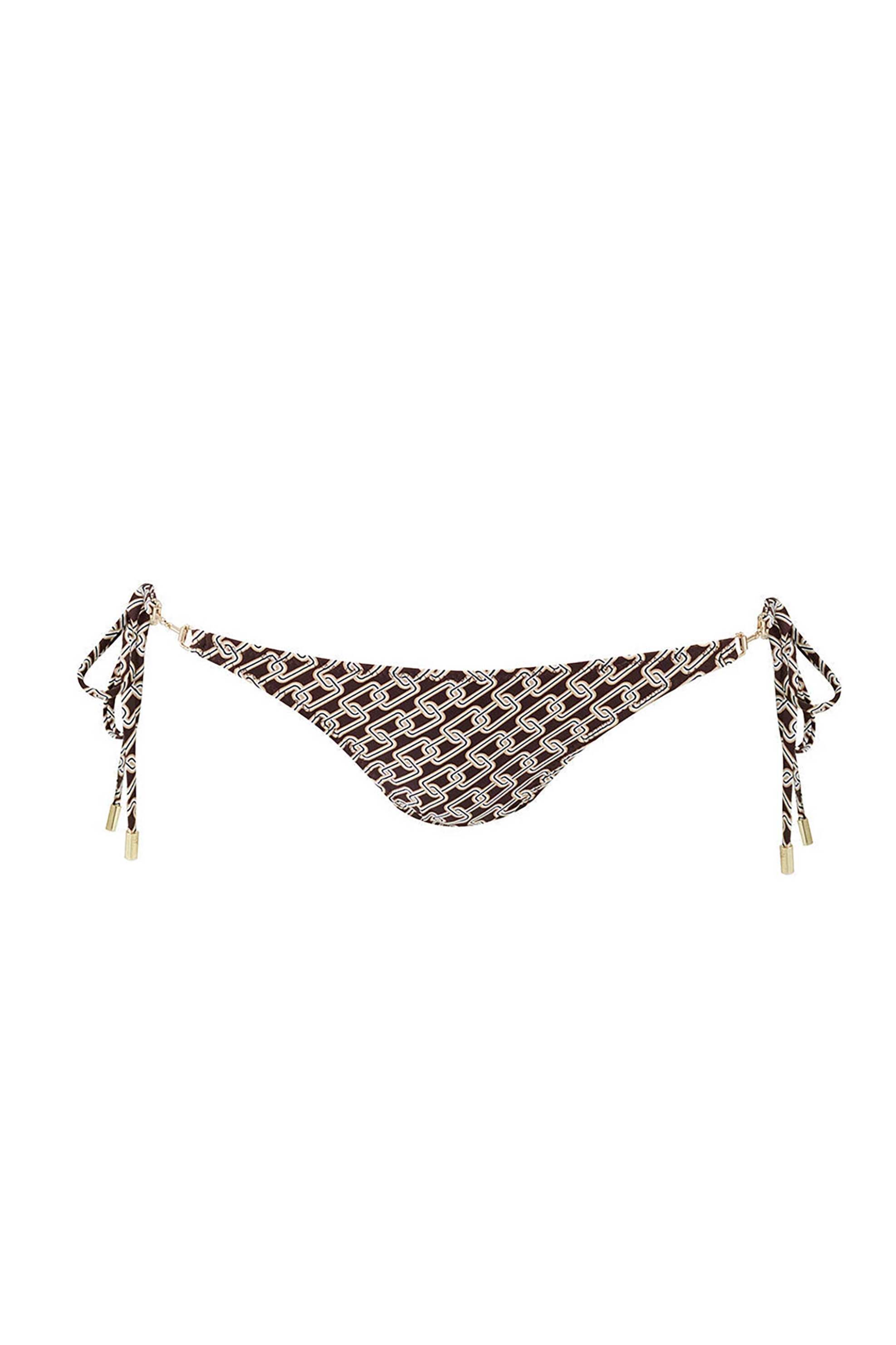 Melissa Odabash γυναικείο μαγιό μπικίνι σλιπ με all-over print "Menorca Chain" - MENORCA BTM CR-CHN Εκρού φωτογραφία