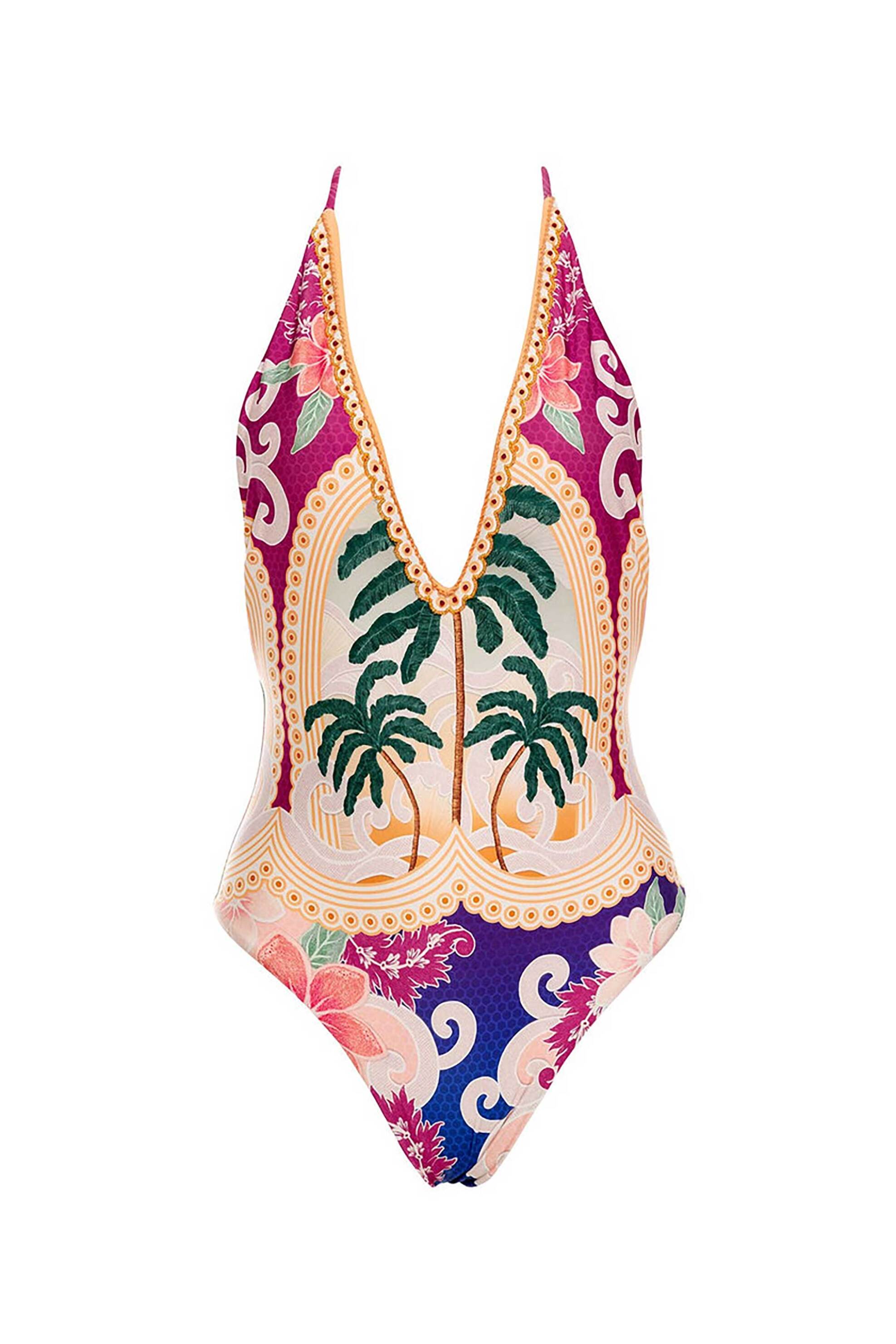 Agua Bendita γυναικείο μαγιό ολόσωμο "Aloe" - 20086-MULTICOLOR Πολύχρωμο φωτογραφία