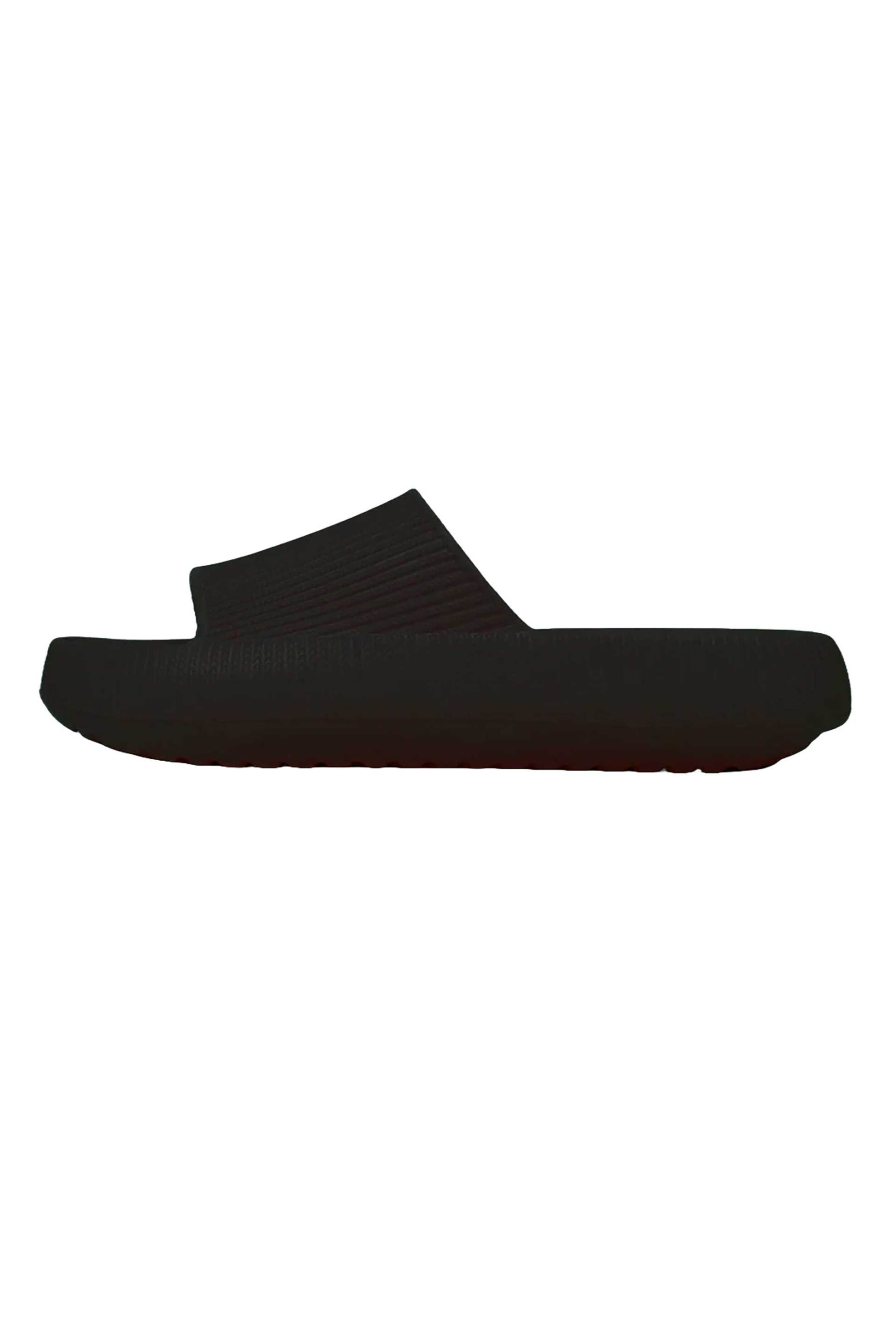 Glooms unisex σαγιονάρες μονόχρωμες "Recovery" - 101 Μαύρο φωτογραφία
