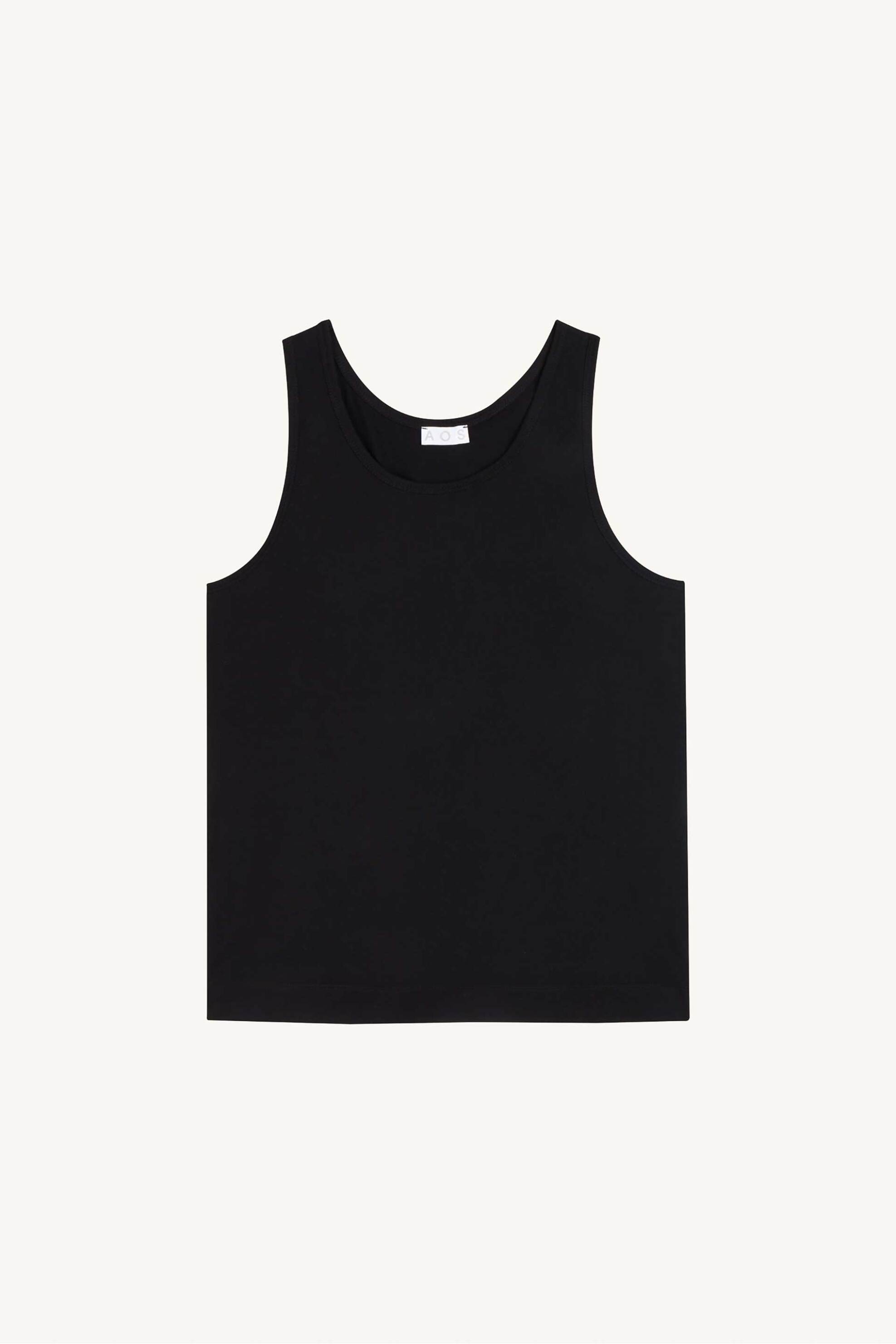 AOS AOS unisex μπλούζα αμάνικη μονόχρωμη "Whiteout" - 0.5BS.030037.MCA.BLK.M Μαύρο