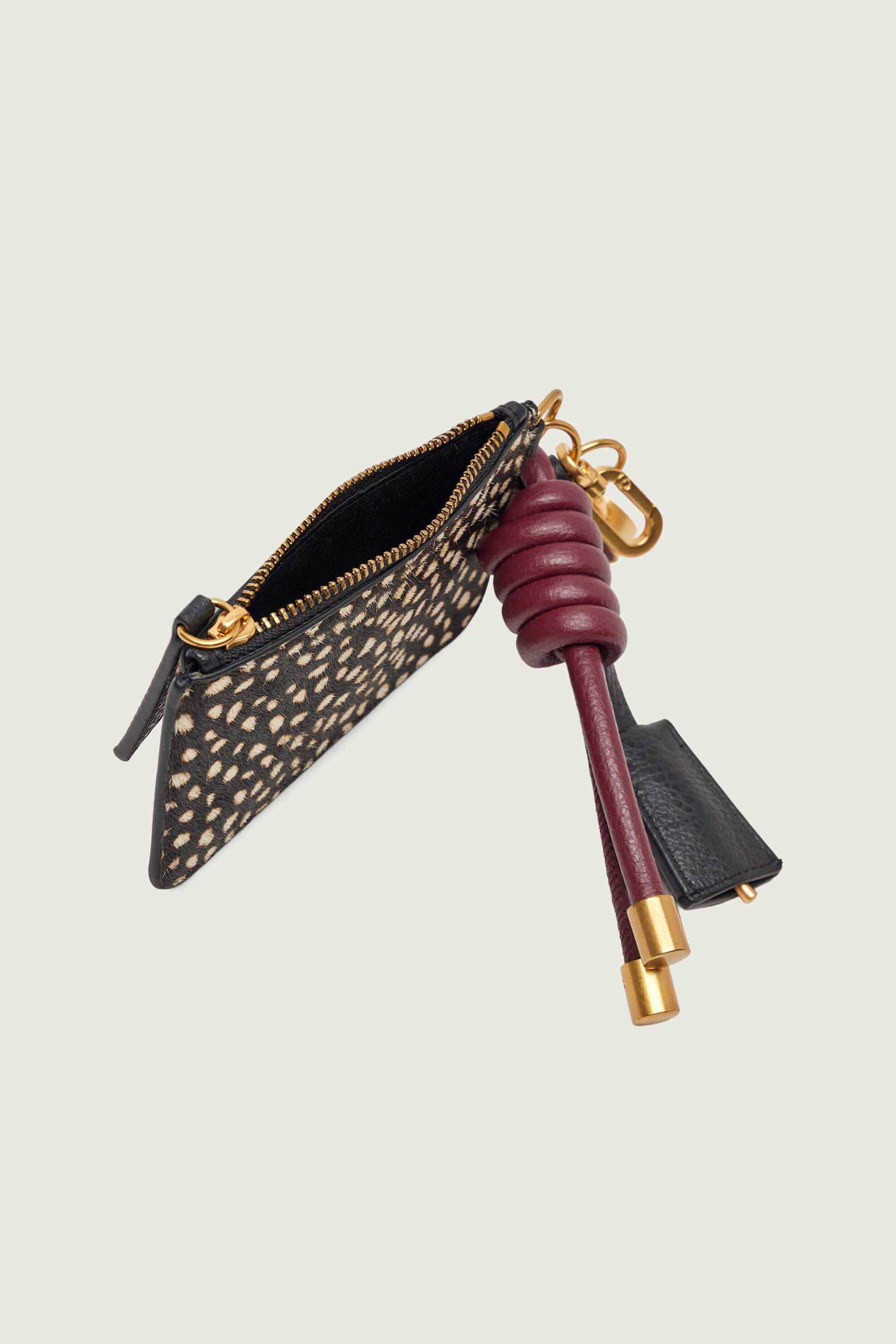 Tommy Hilfiger Γυναικείο Τσαντάκι Χειρός με Animal Print - Aw0Aw18301 Ασπρόμαυρο