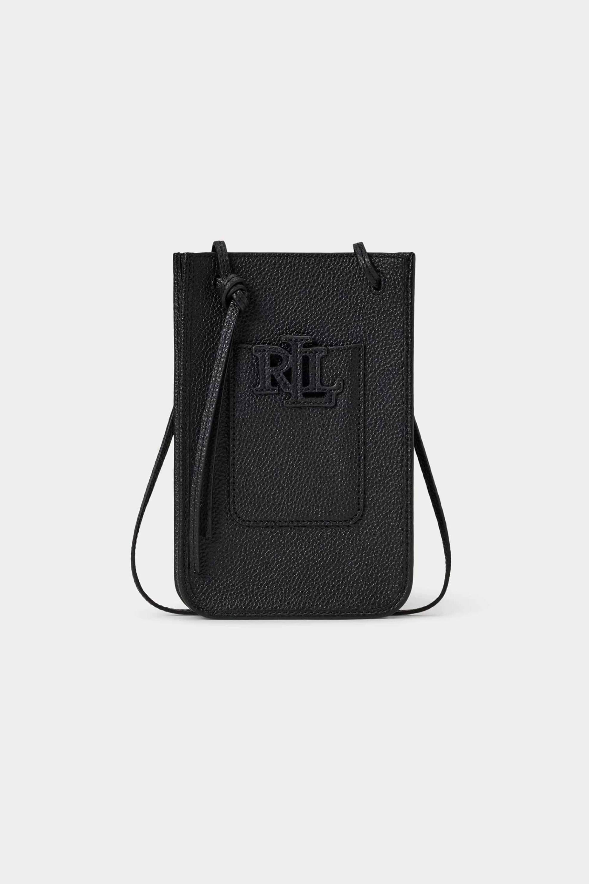 Lauren Ralph Lauren γυναικεία θήκη κινητού "Cameryn Pebbled" - 25264780-ONE Μαύρο