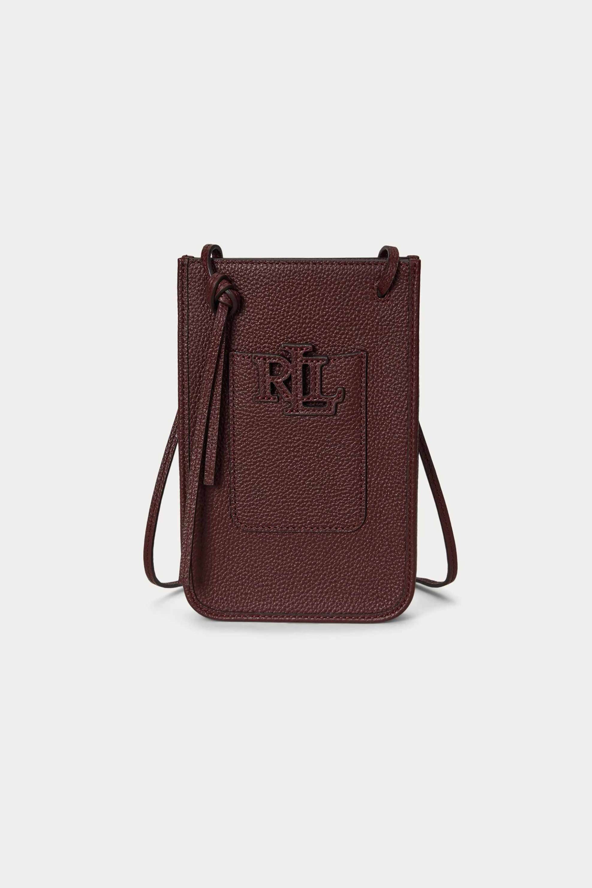 Lauren Ralph Lauren γυναικεία θήκη κινητού "Cameryn Pebbled" - 25263949-ONE Μπορντό