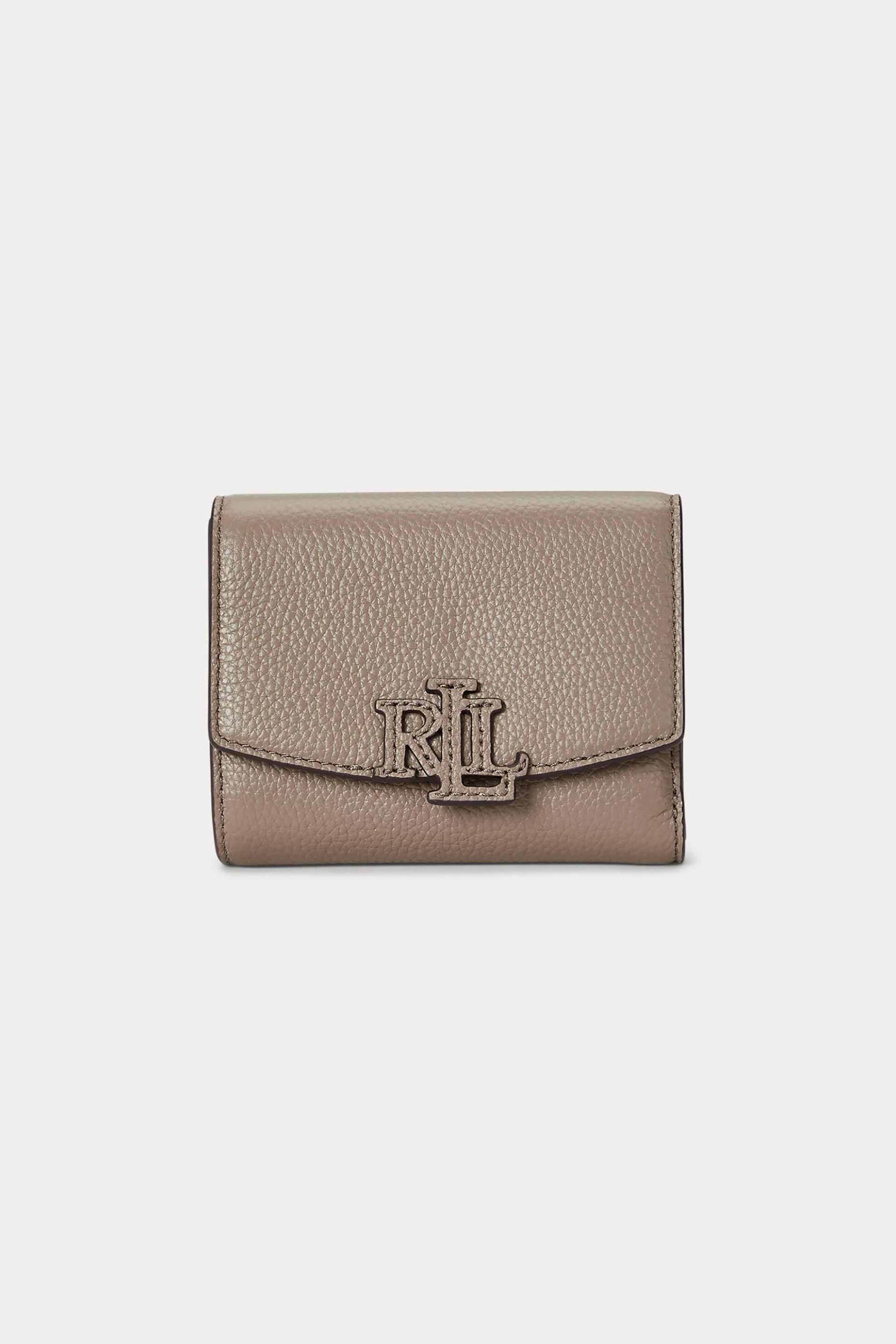 Lauren Ralph Lauren γυναικείο πορτοφόλι "Cameryn Pebbled Flap" - 25263954-ONE Taupe