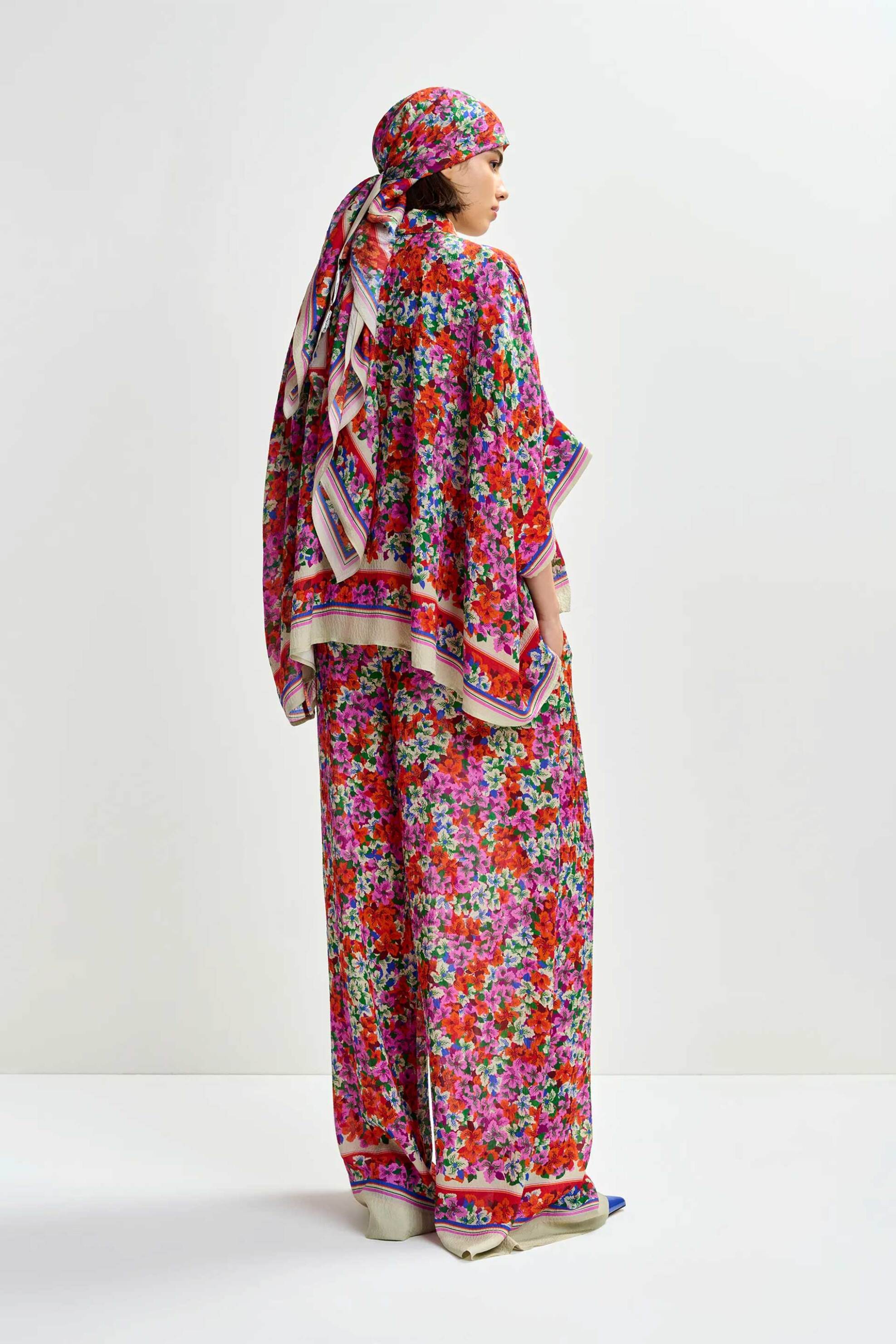 Essentiel Antwerp Γυναικείο Πουκάμισο με Floral Jirt - Κόκκινο