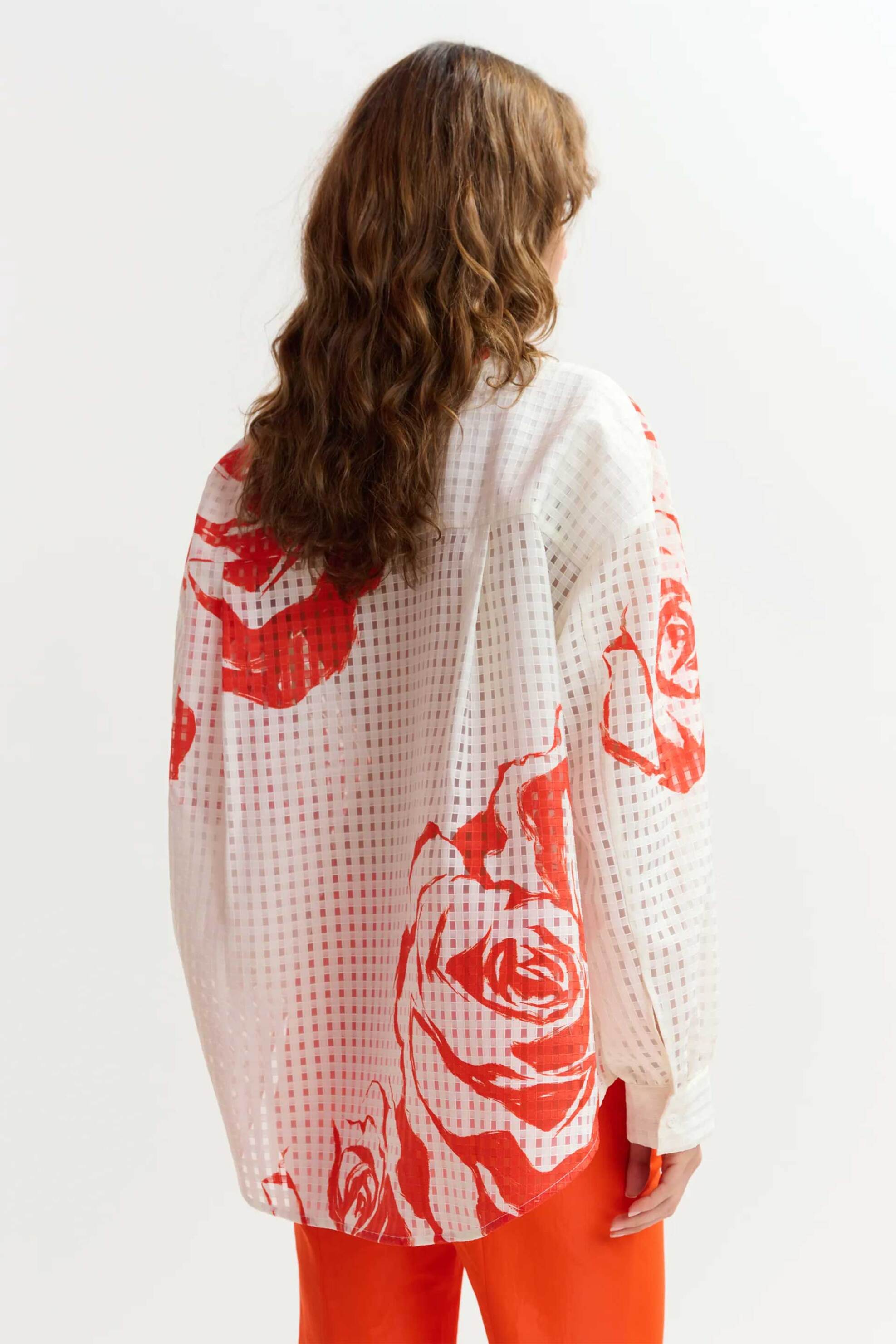 Essentiel Antwerp Γυναικείο Πουκάμισο Oversized Jorange - Λευκό