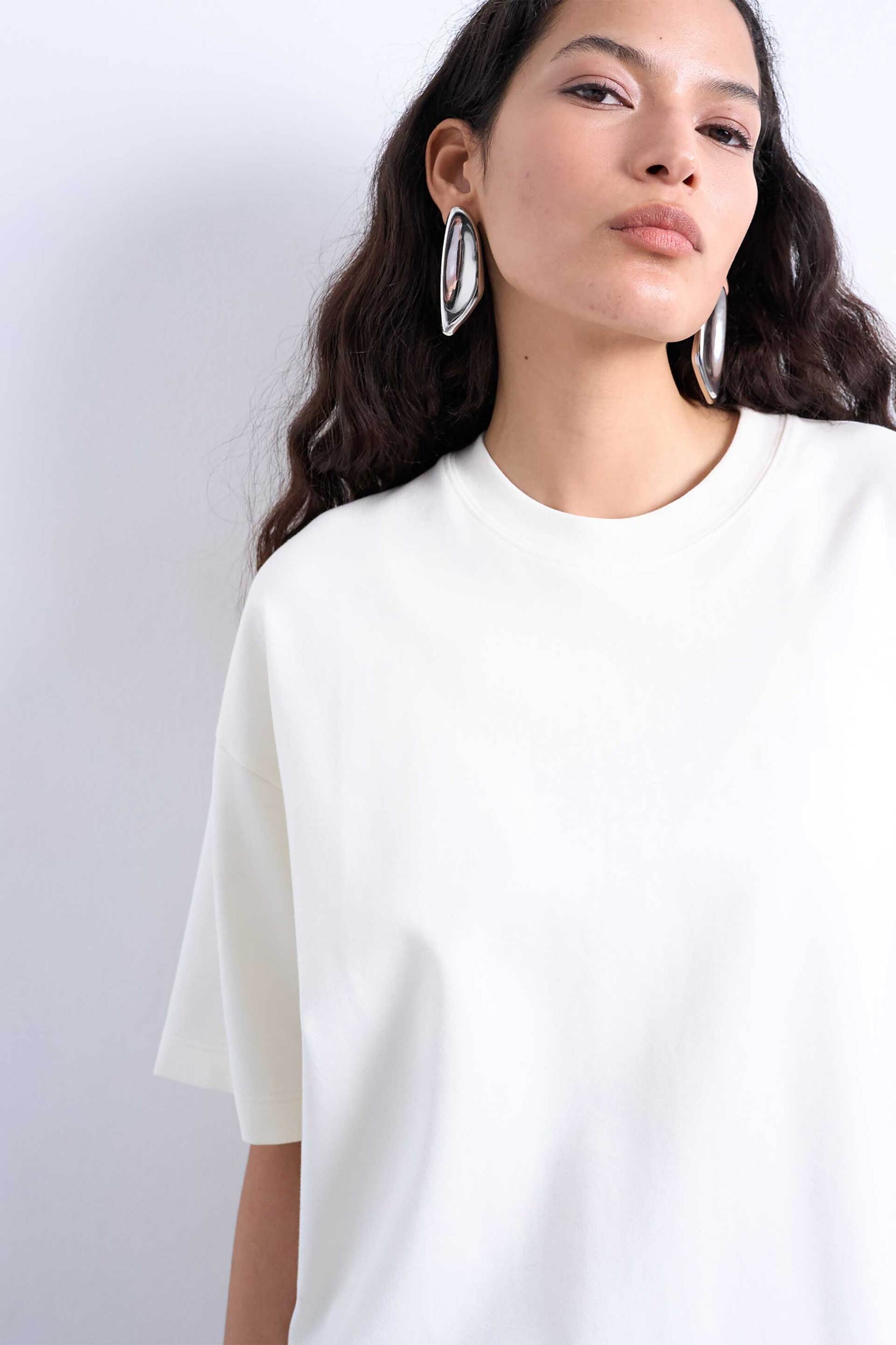 Topshop γυναικείο T-shirt μονόχρωμο 