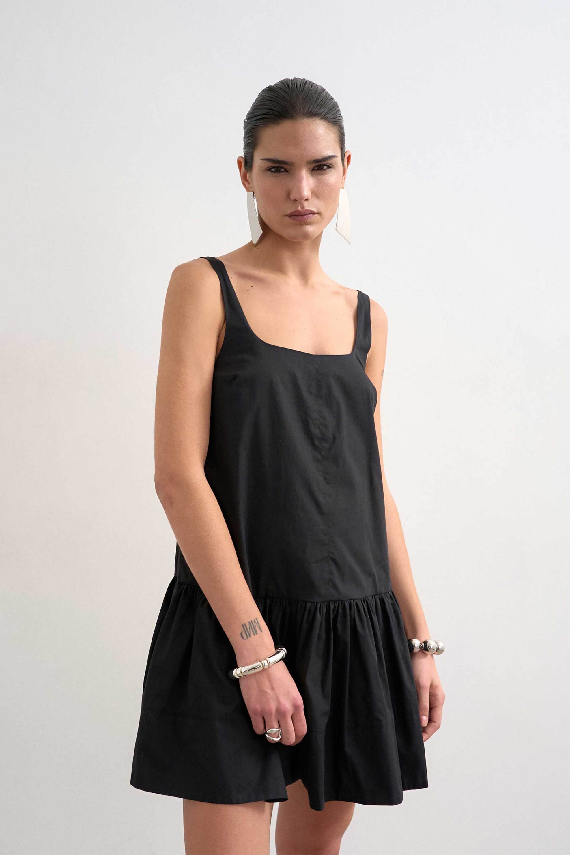 Topshop γυναικείο mini φόρεμα "Asta" - 31000755 Μαύρο