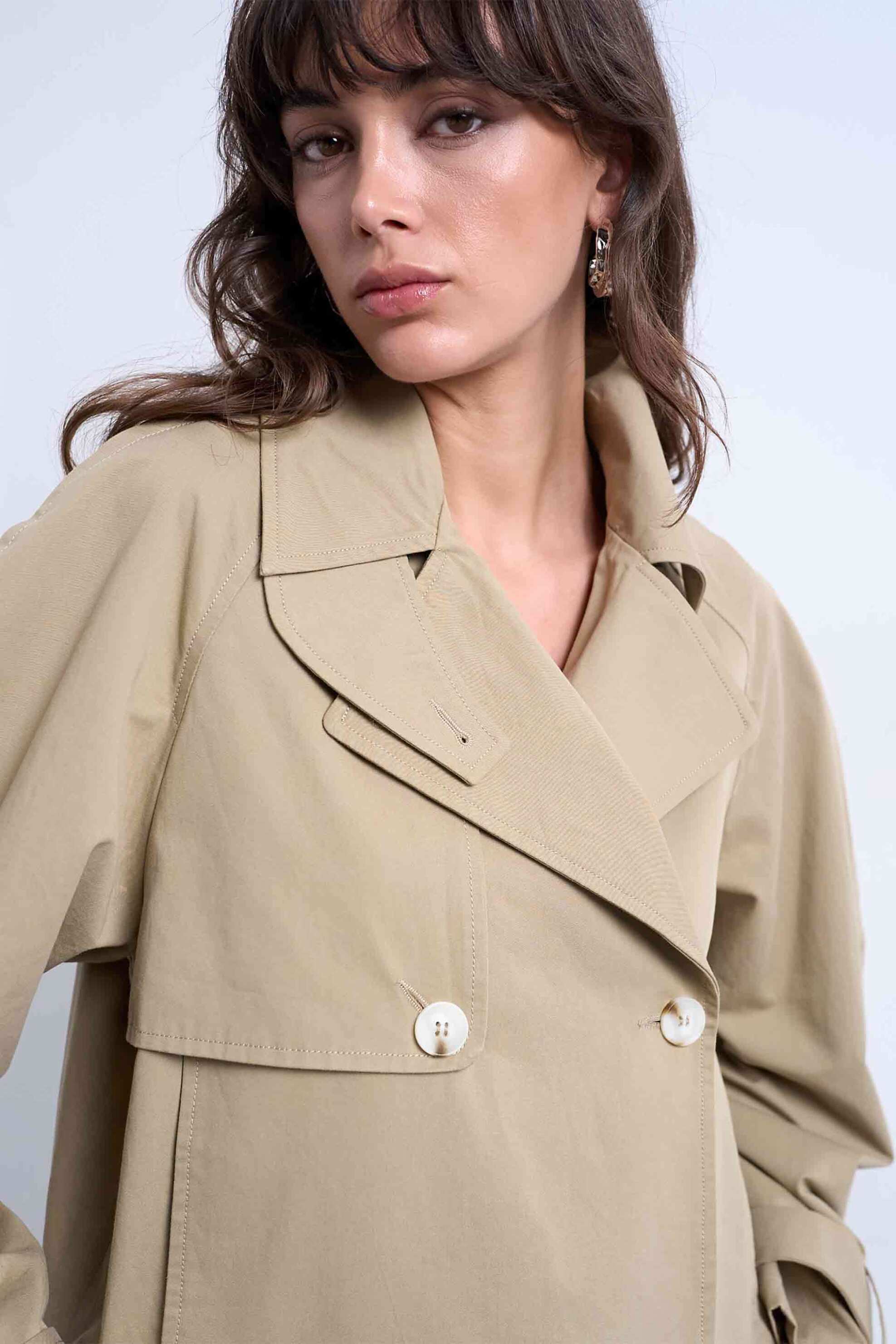 Topshop γυναικείο καπαρτινάκι μονόχρωμο "Mia" - 31000930 Μπεζ φωτογραφία