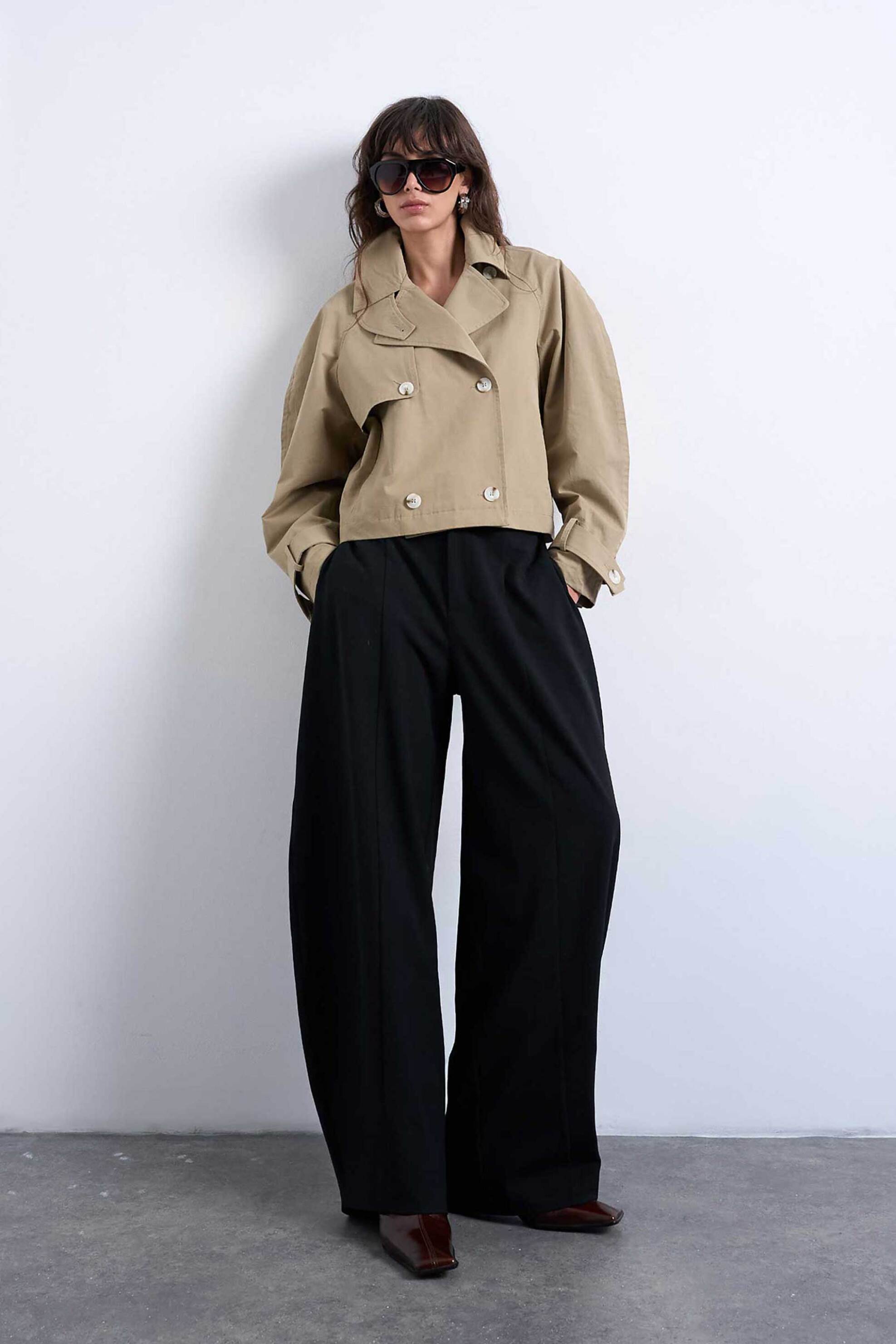 Topshop γυναικείο καπαρτινάκι μονόχρωμο "Mia" - 31000930 Μπεζ φωτογραφία