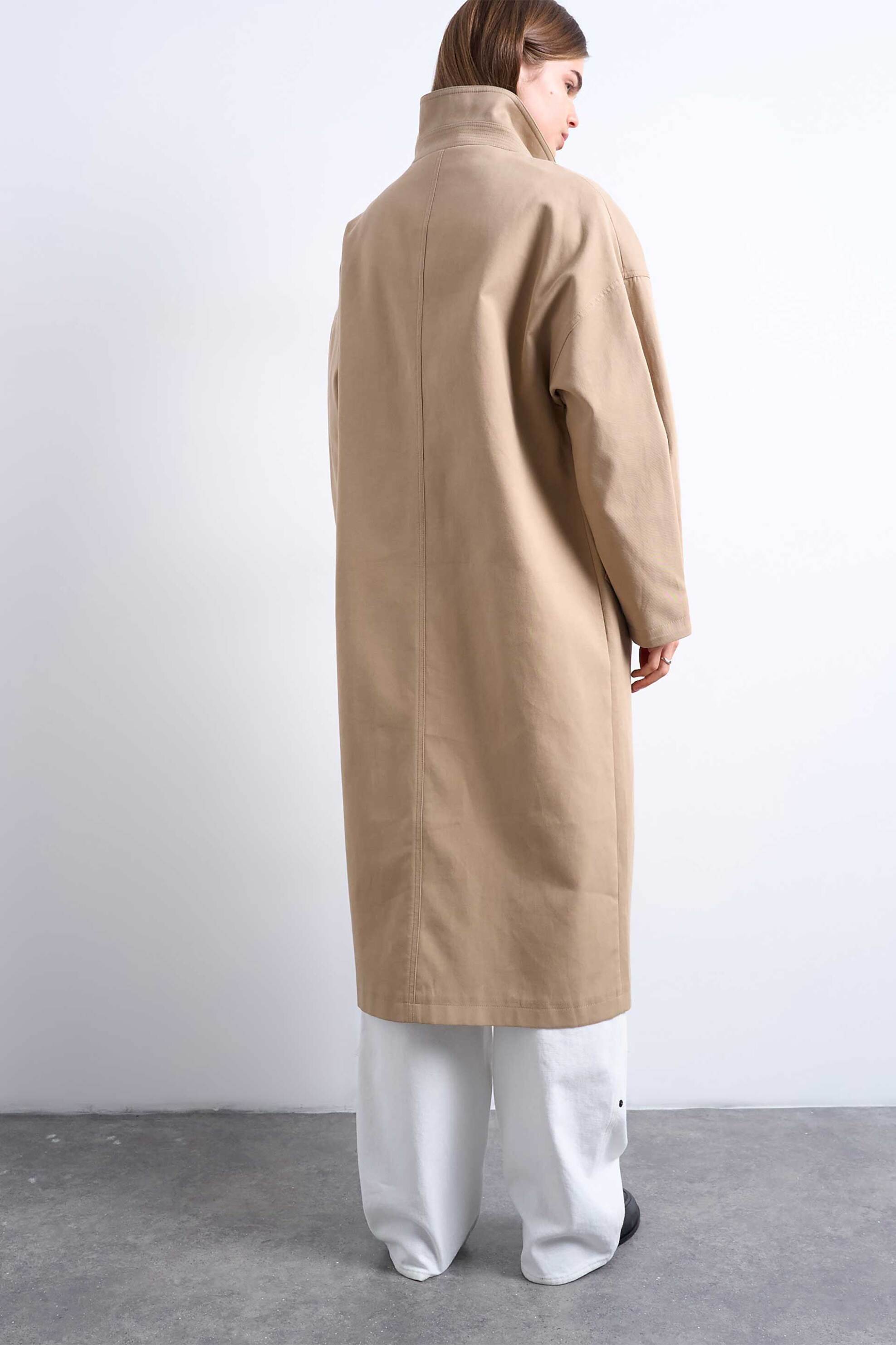 Topshop γυναικεία καπαρτίνα "Scarlett" - 31000939 Μπεζ φωτογραφία