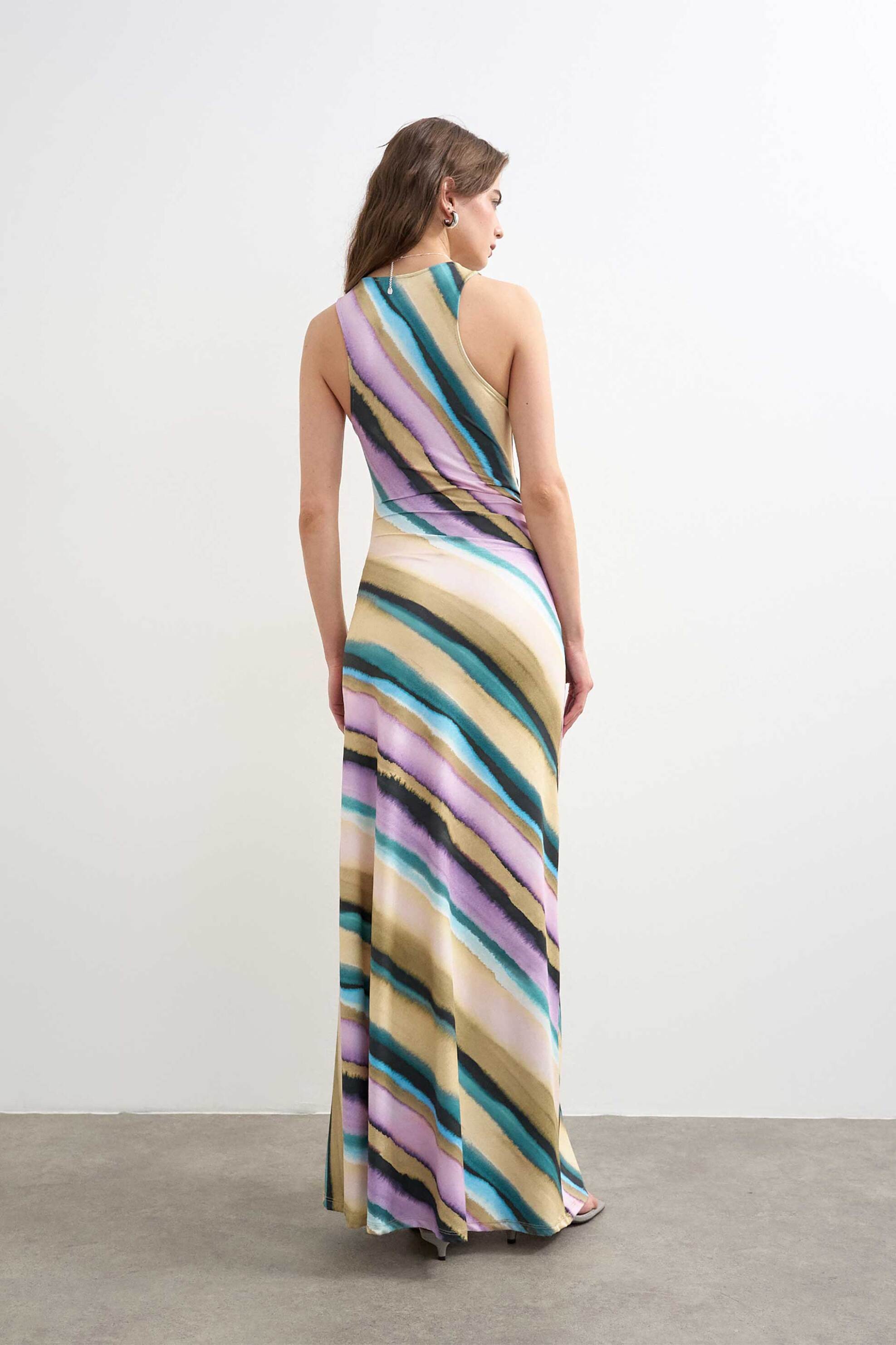 Topshop Γυναικείο Maxi Φόρεμα Ane - 31000772 Πολύχρωμο