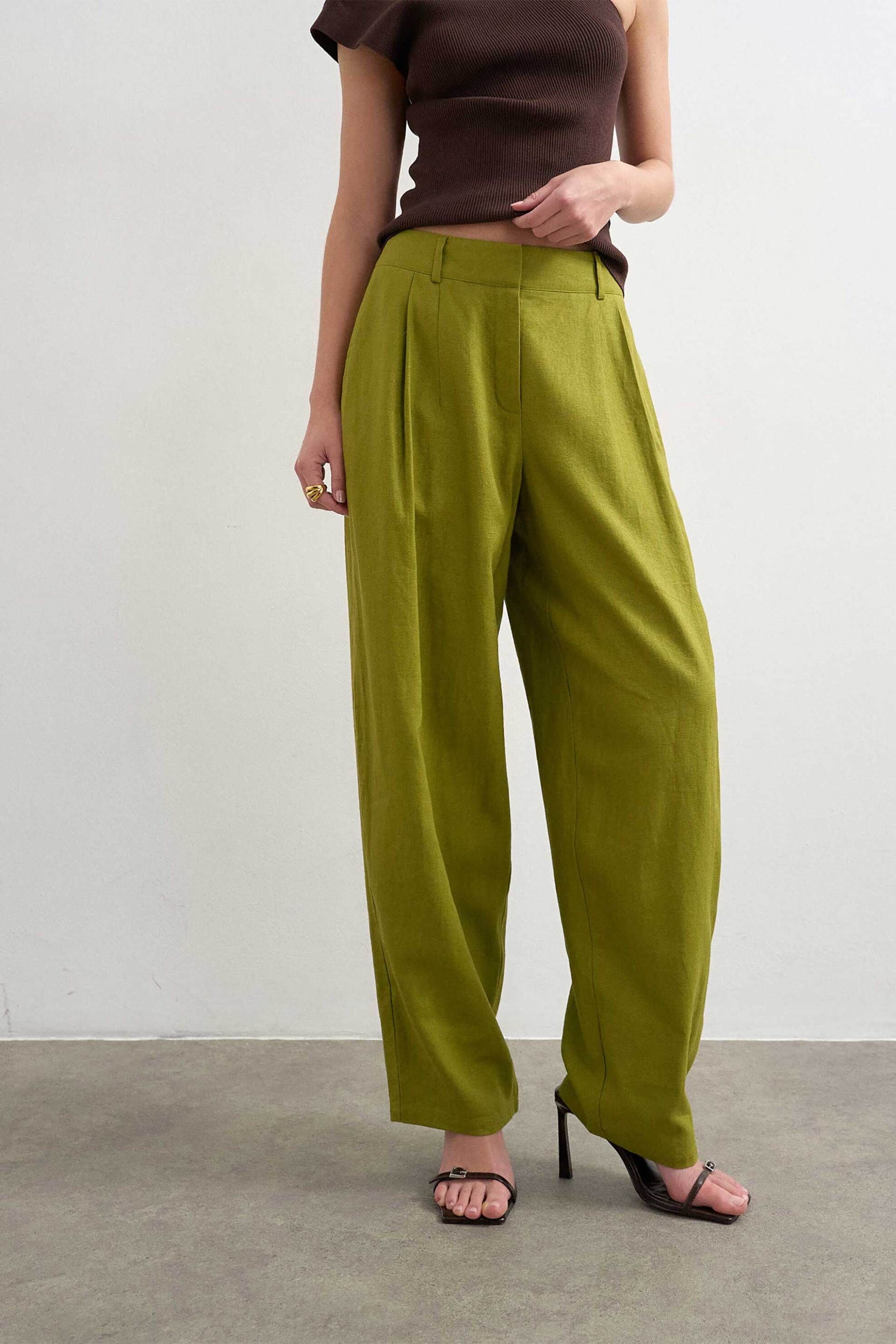 Topshop γυναικείο παντελόνι Barrel Fit 