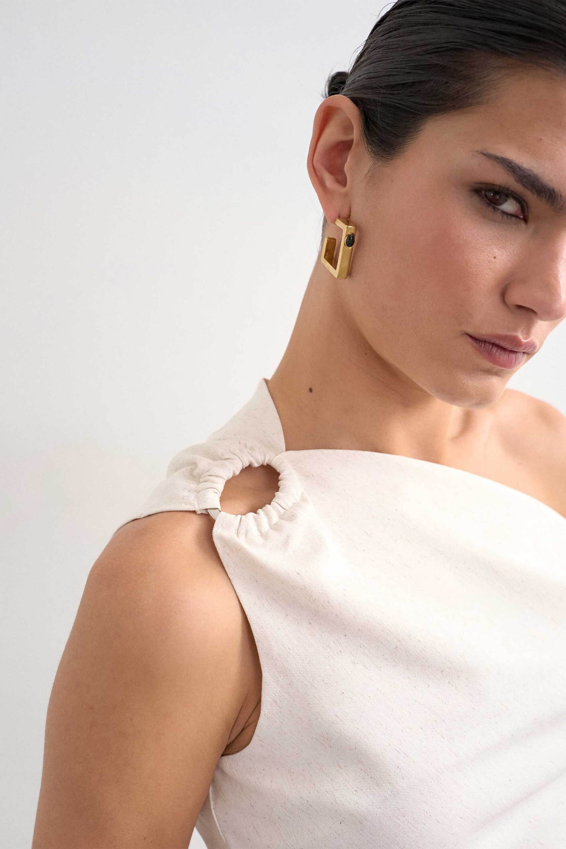 Topshop γυναικεία μπλούζα με ασύμμετρο πάνω μέρος 