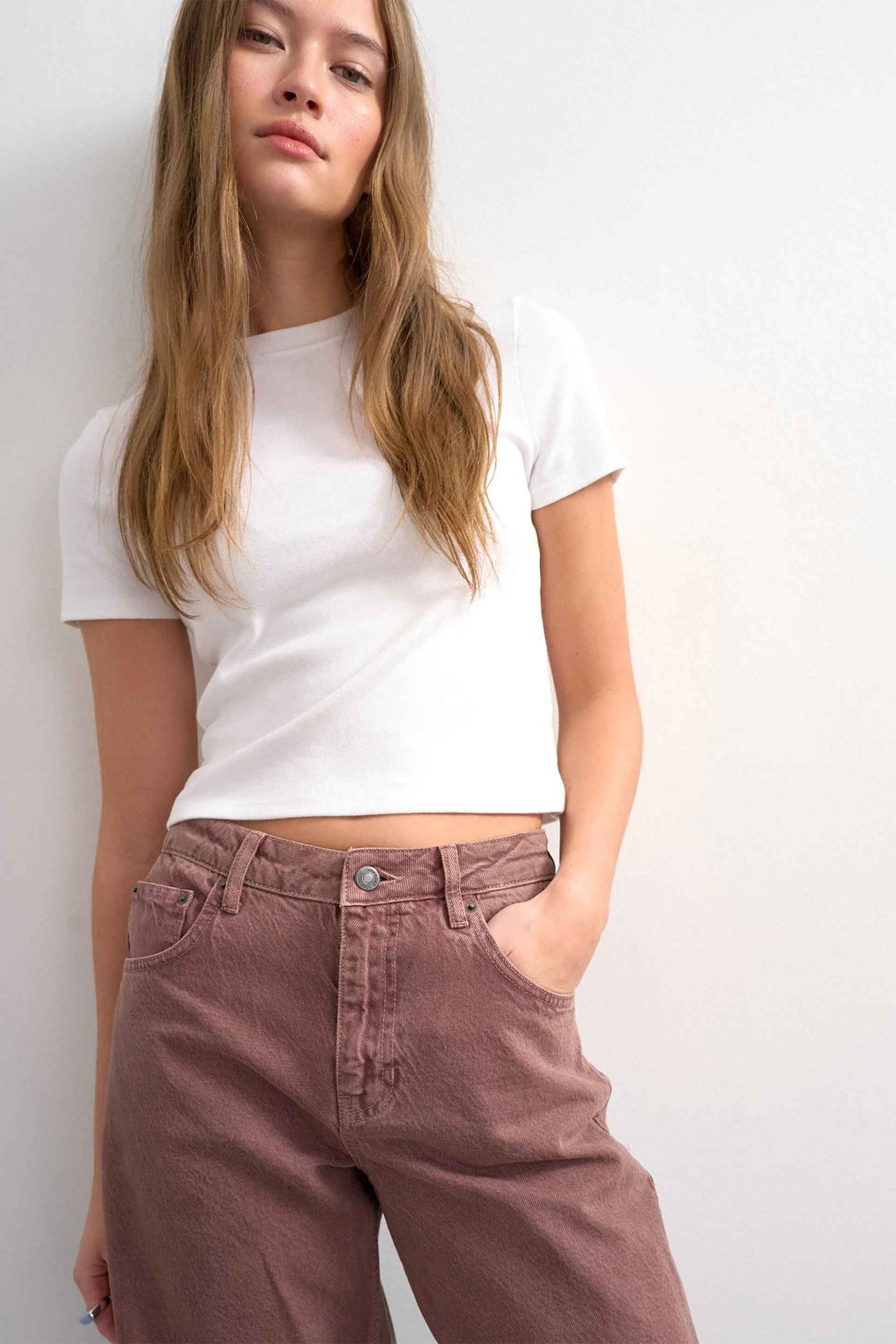Topshop γυναικείο τζιν παντελόνι Barrel Fit 