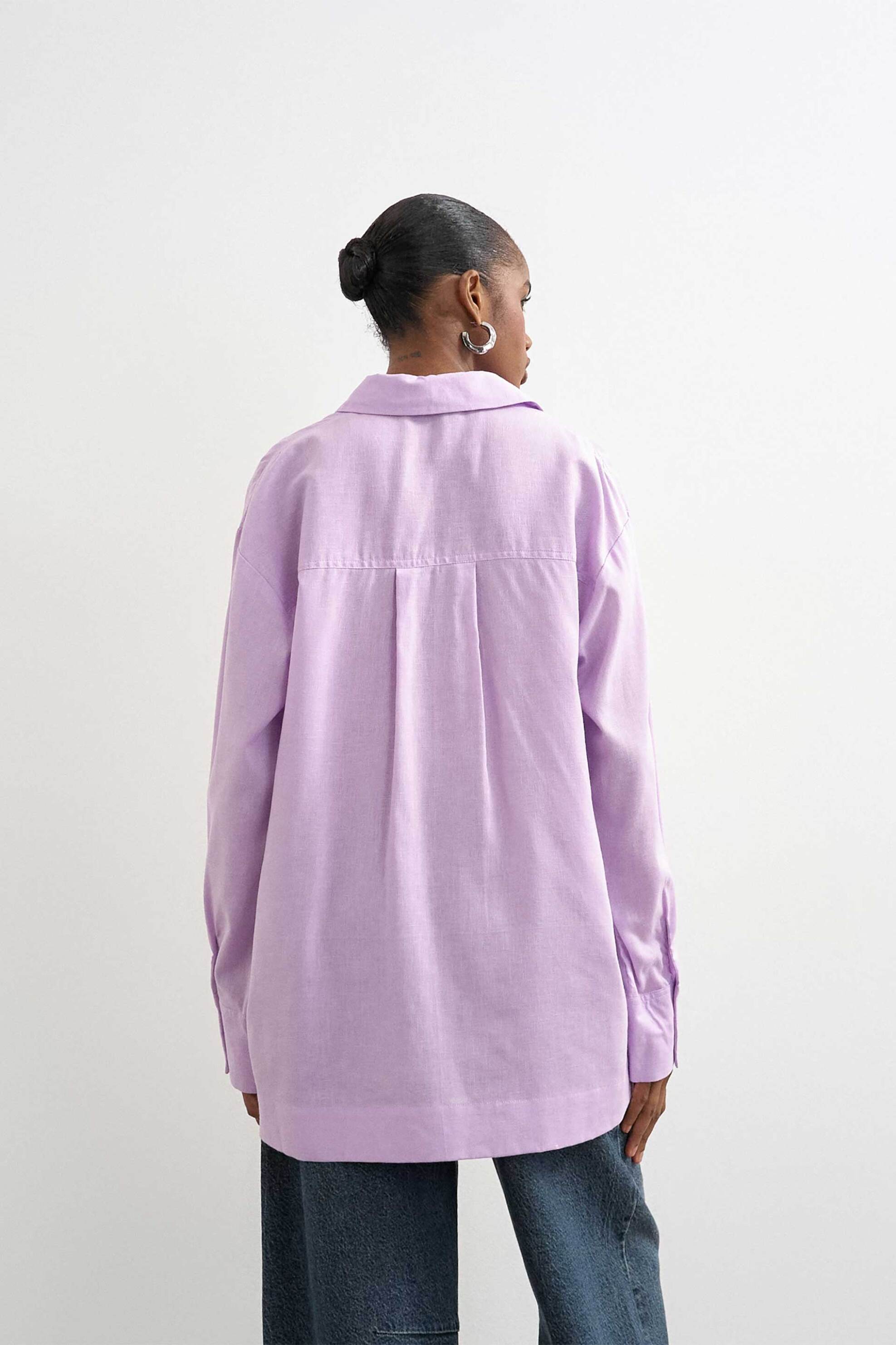 Topshop Γυναικείο Πουκάμισο Winnie - 31000893 Λιλά