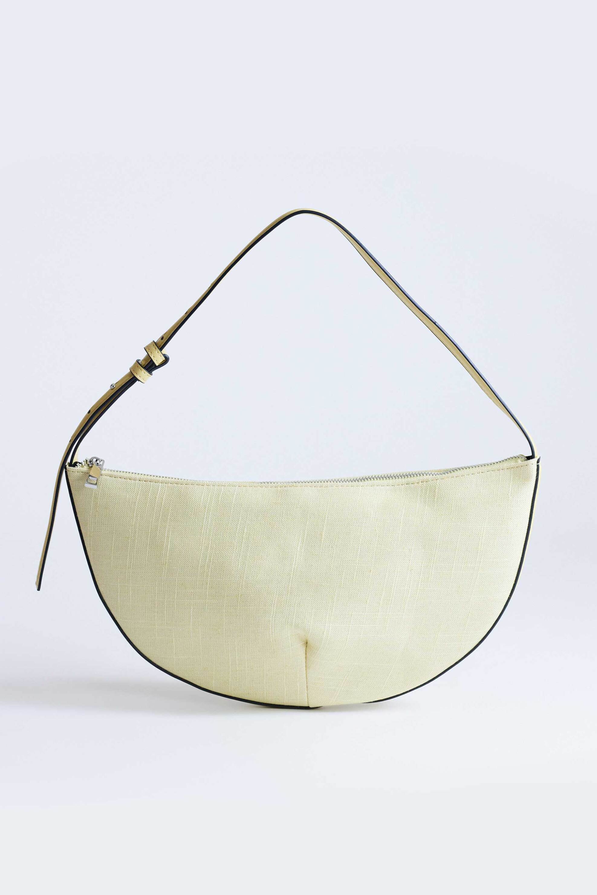 Topshop γυναικεία τσάντα ώμου "Curly" - 31001003 Κίτρινο Pastel