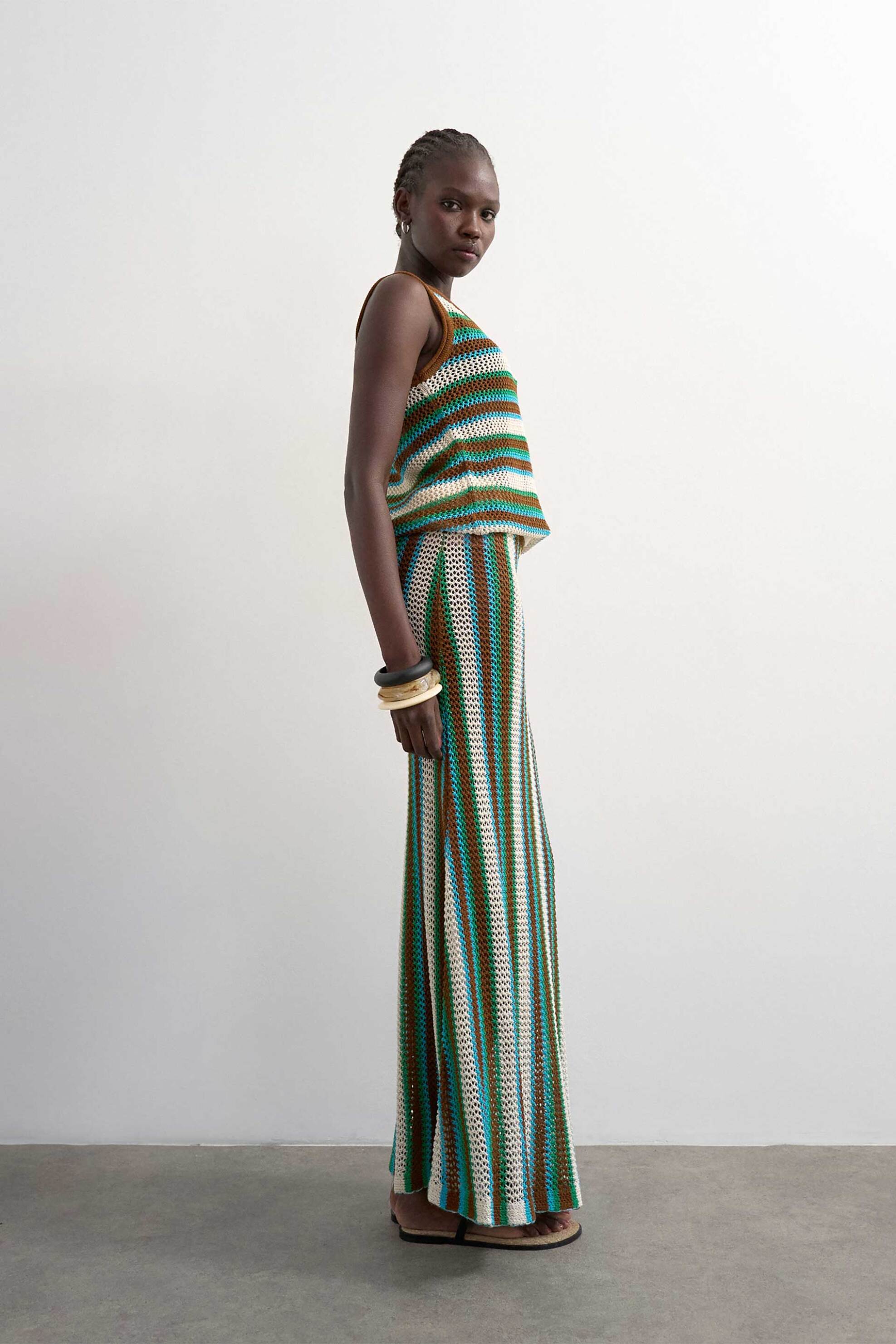 Topshop γυναικεία πλεκτή φούστα maxi 