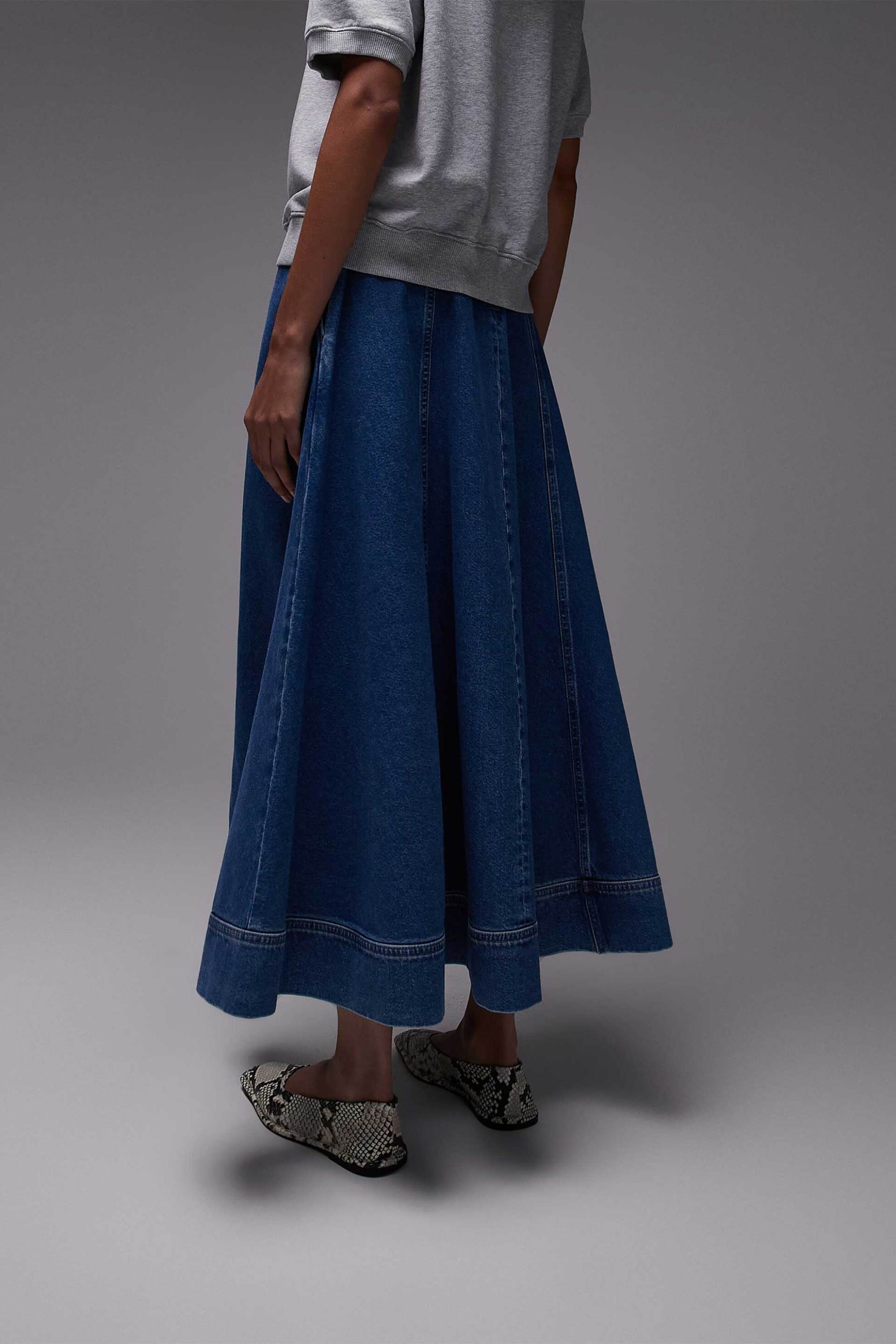Topshop Γυναικεία Denim Φούστα Elina - 31000679 Blue