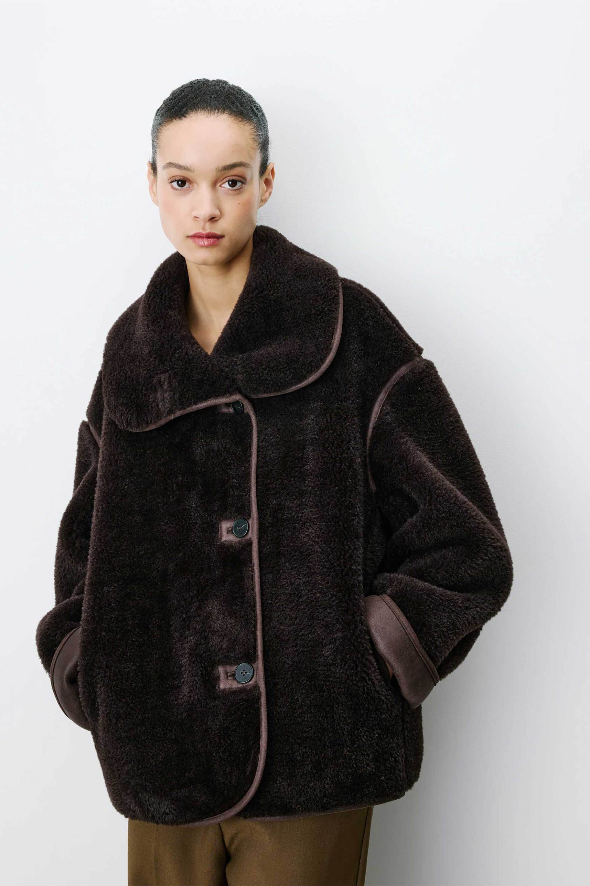 Grace & Mila γυναικείο jacket faux fur 