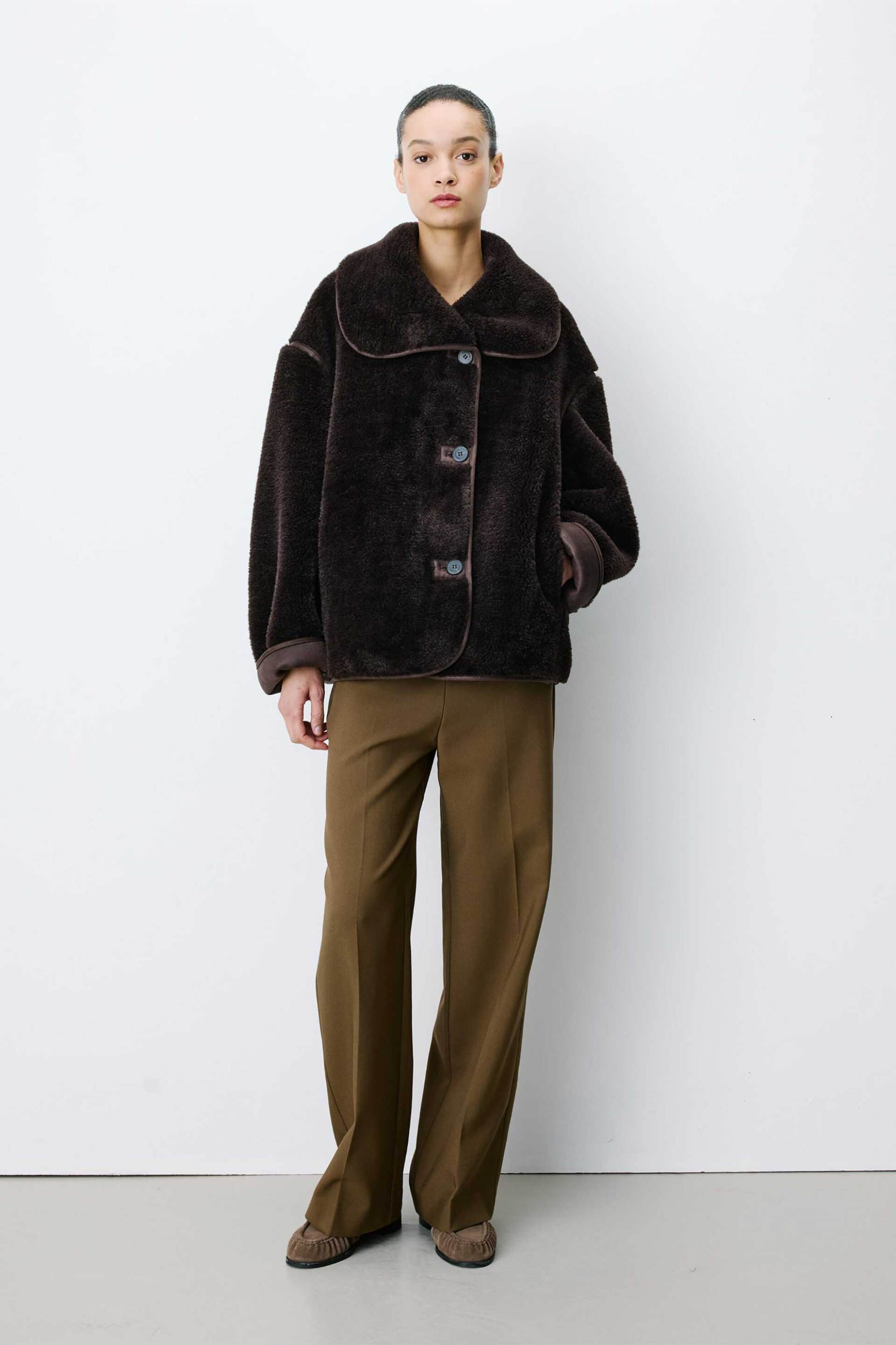 Grace & Mila γυναικείο jacket faux fur 