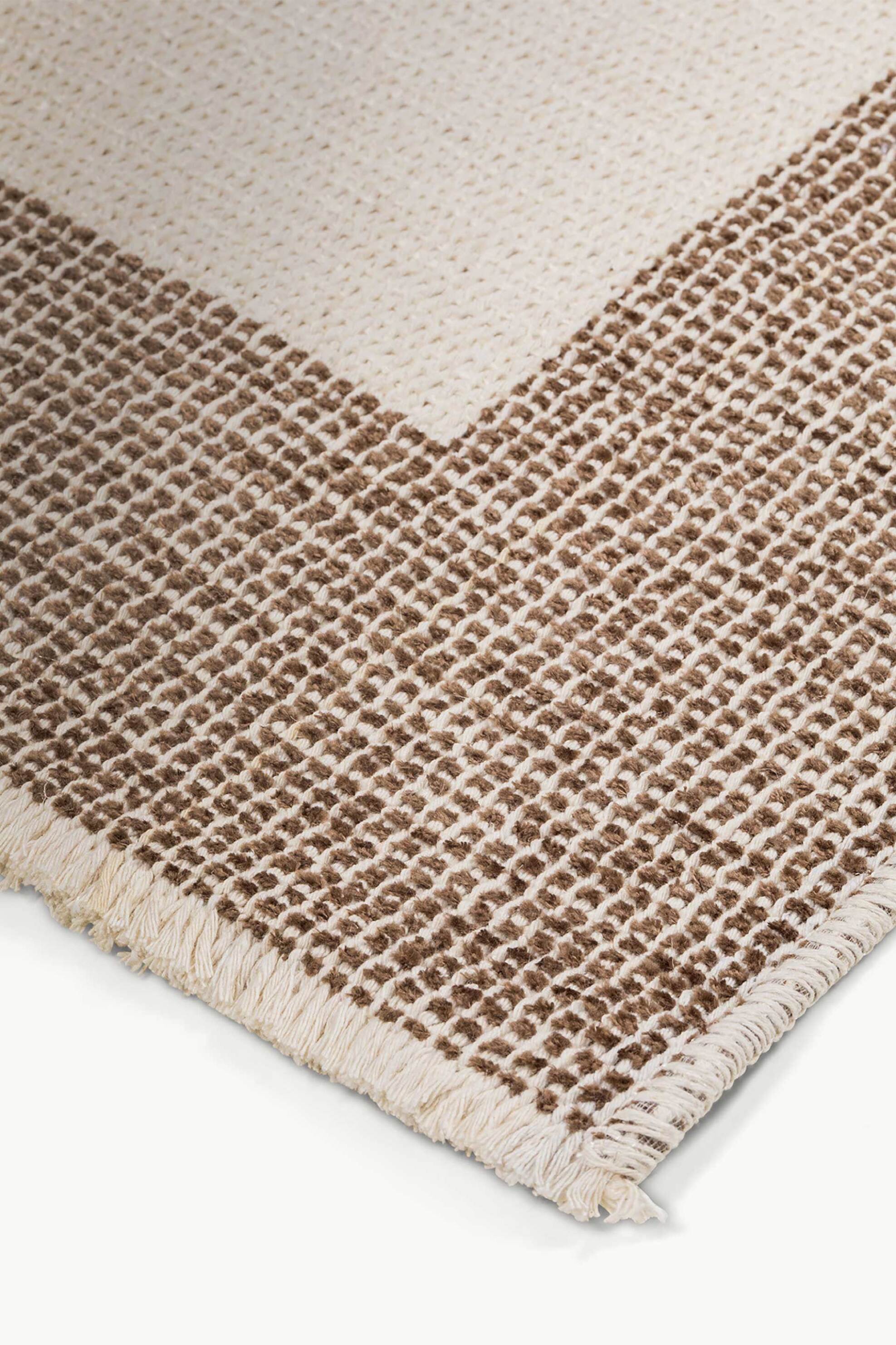 Coincasa χαλί από μείγμα βαμβακιού 120 x 180 cm - 007454387 Μπεζ φωτογραφία