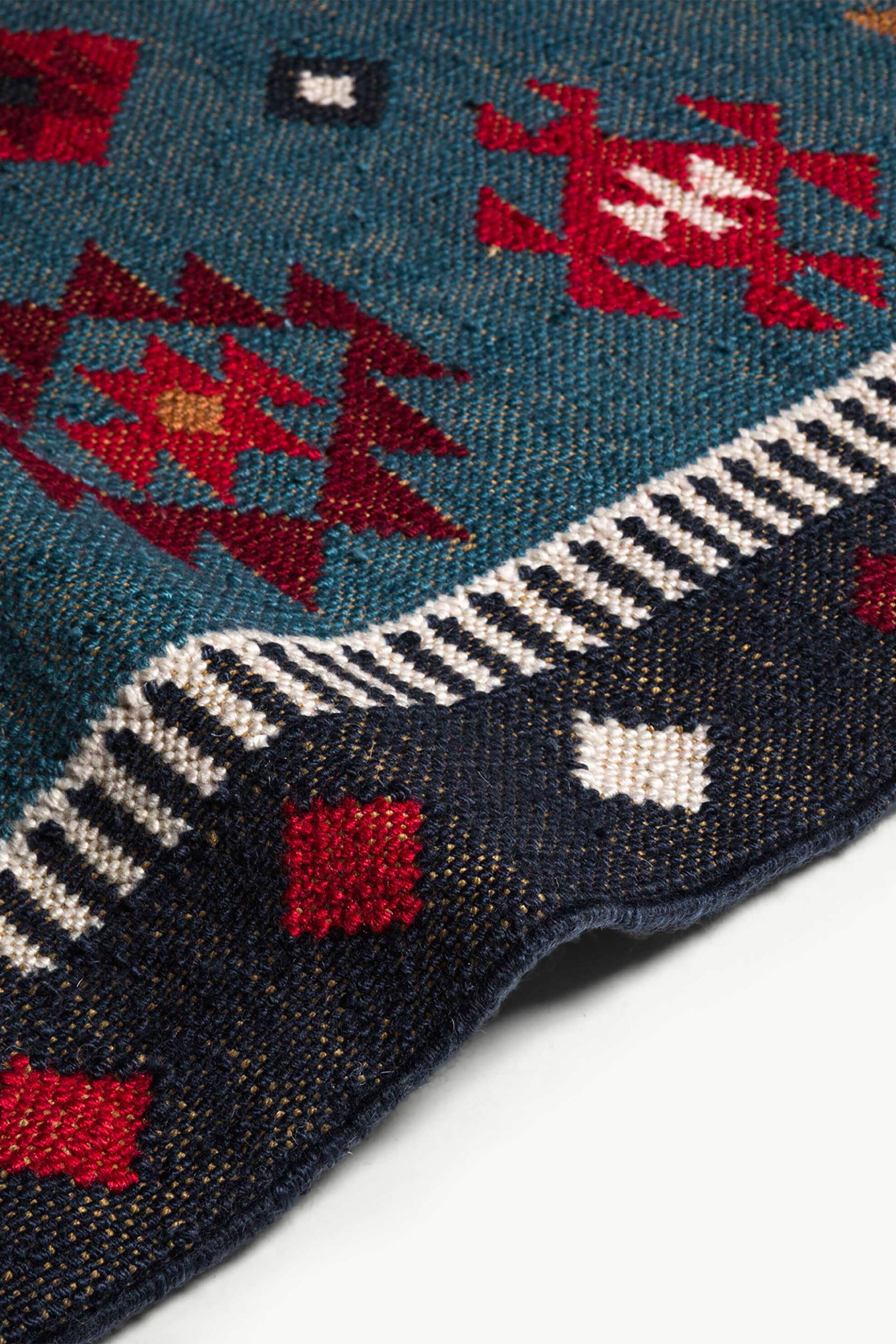 Coincasa διακοσμητικό χαλί με geometrical pattern 180 x 120 cm - 006803277 Μπλε Σκούρο φωτογραφία