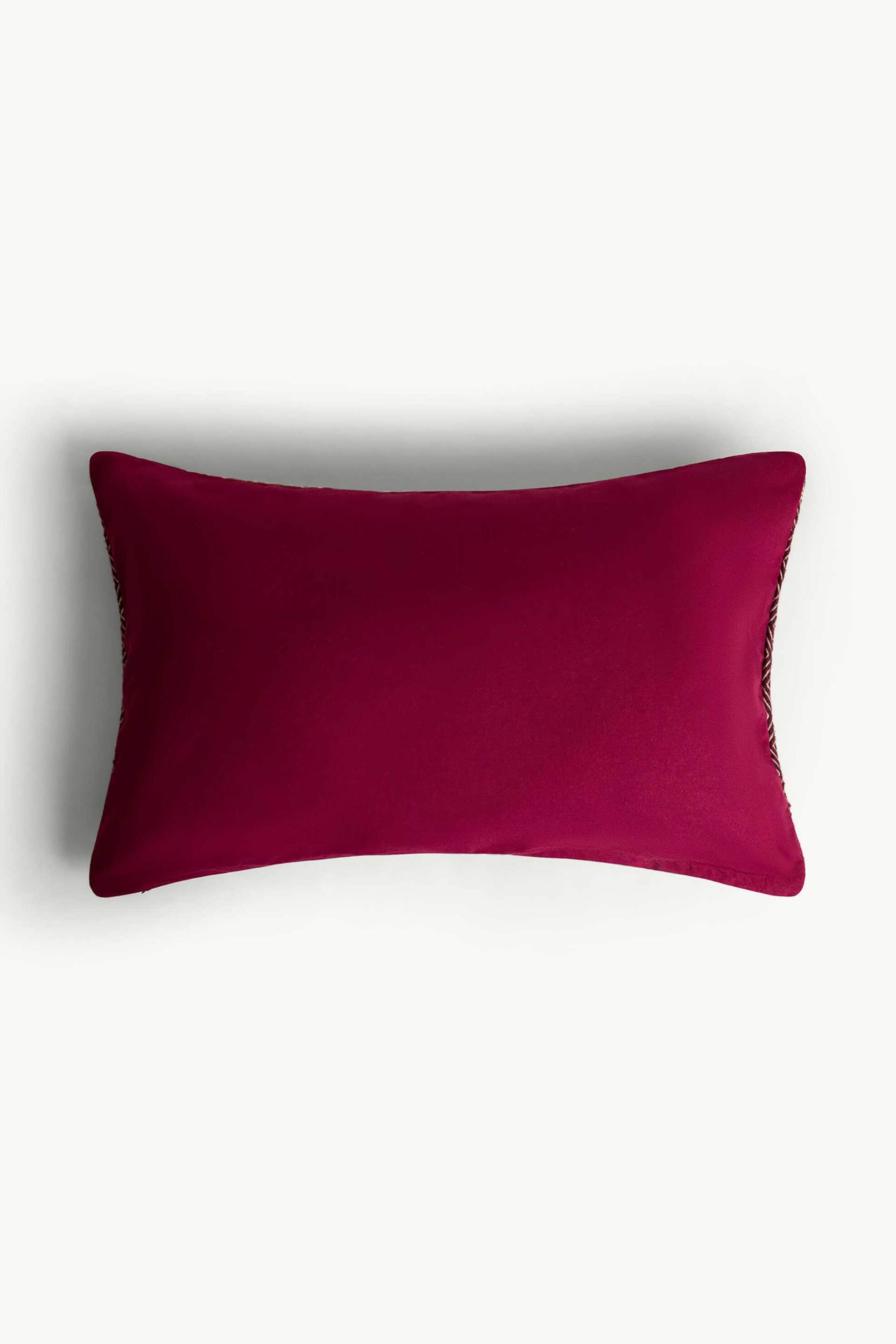 Coincasa Διακοσμητικό Μαξιλάρι με Ρίγες 55 X 35 CM - 007494262 Μοβ