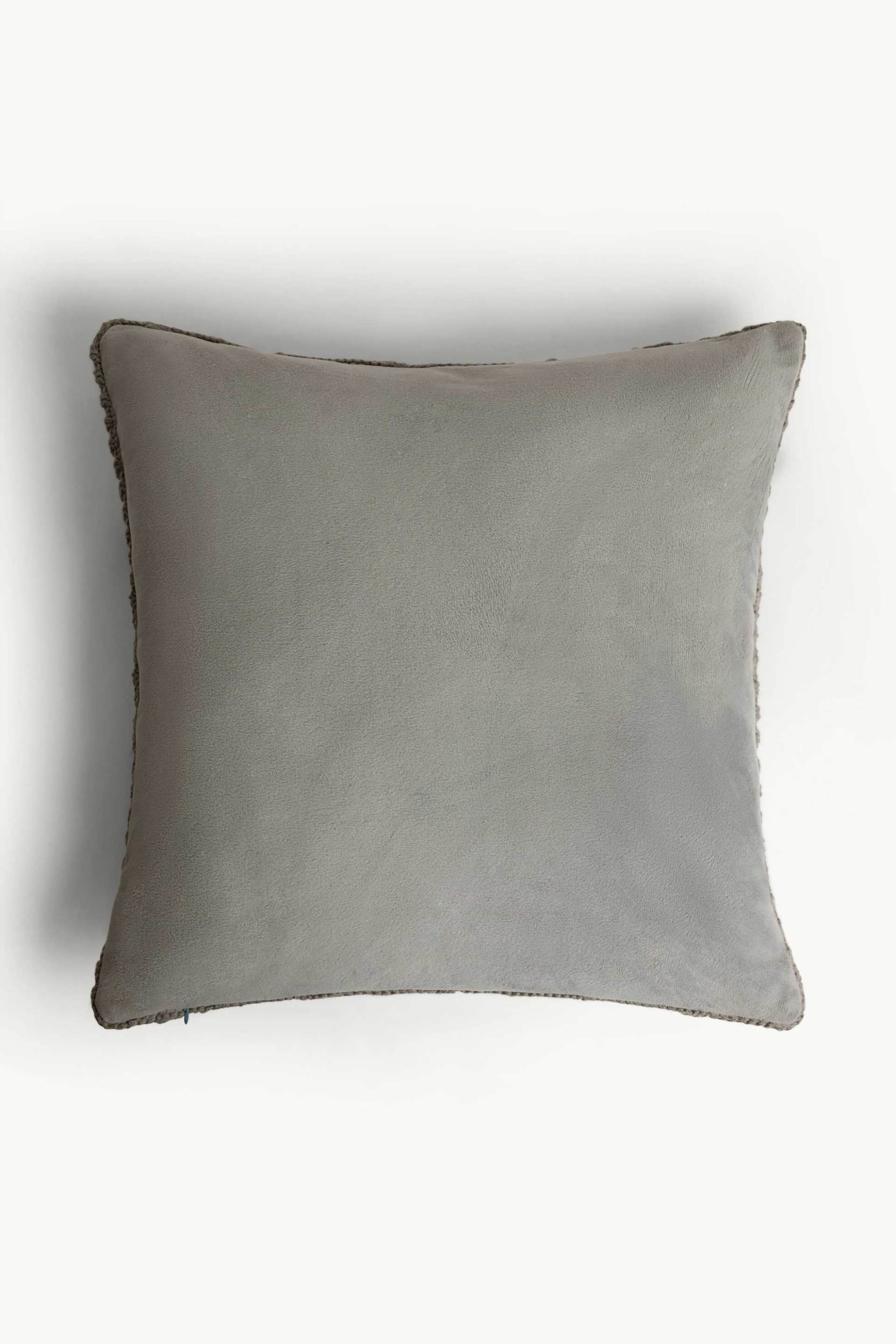 Coincasa Διακοσμητικό Μαξιλάρι με Πλεκτό Σχέδιο 45 X CM - 006802591 Γκρι