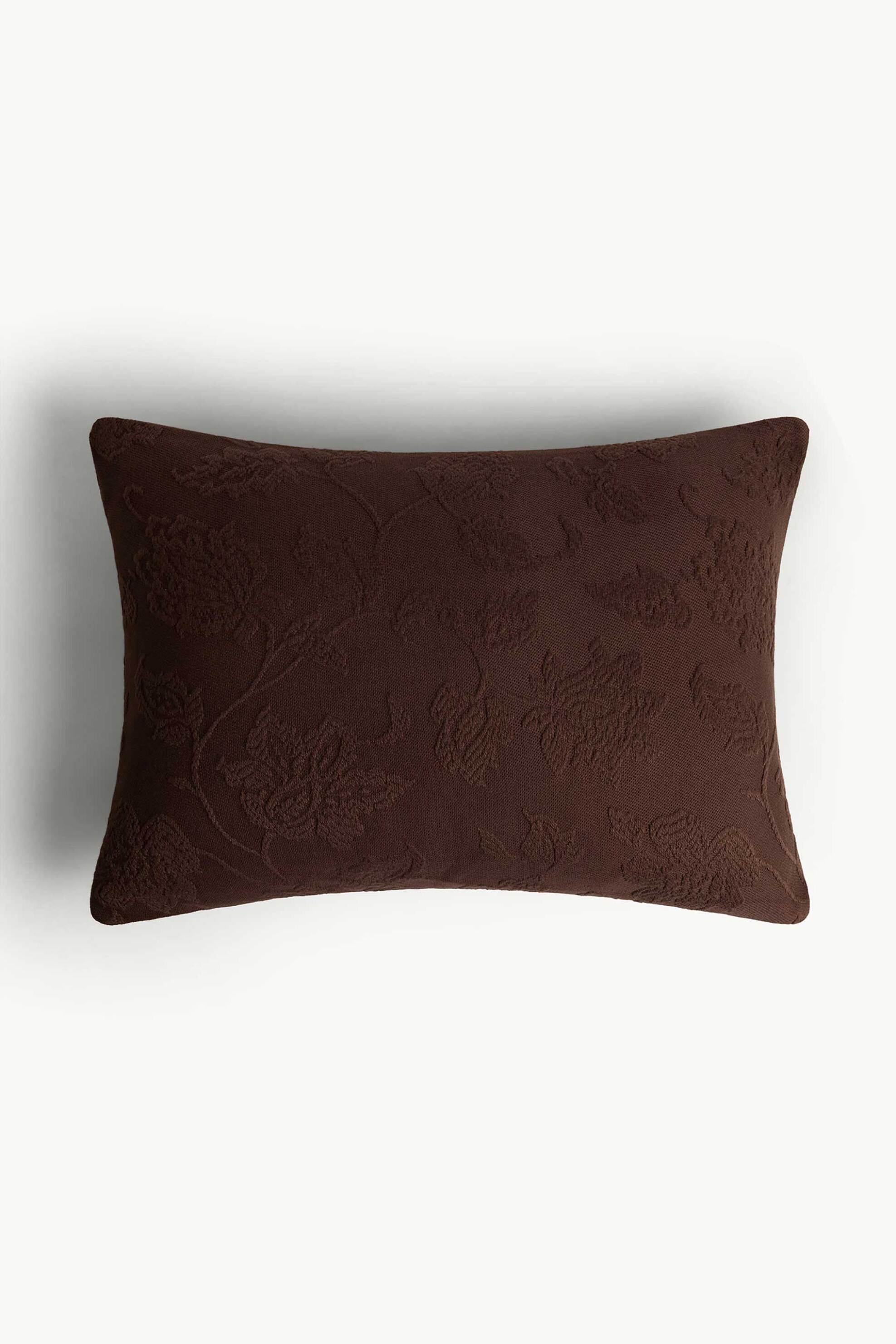 Coincasa διακοσμητικό μαξιλάρι με floral print 50 x 35 cm - 006803997 Καφέ