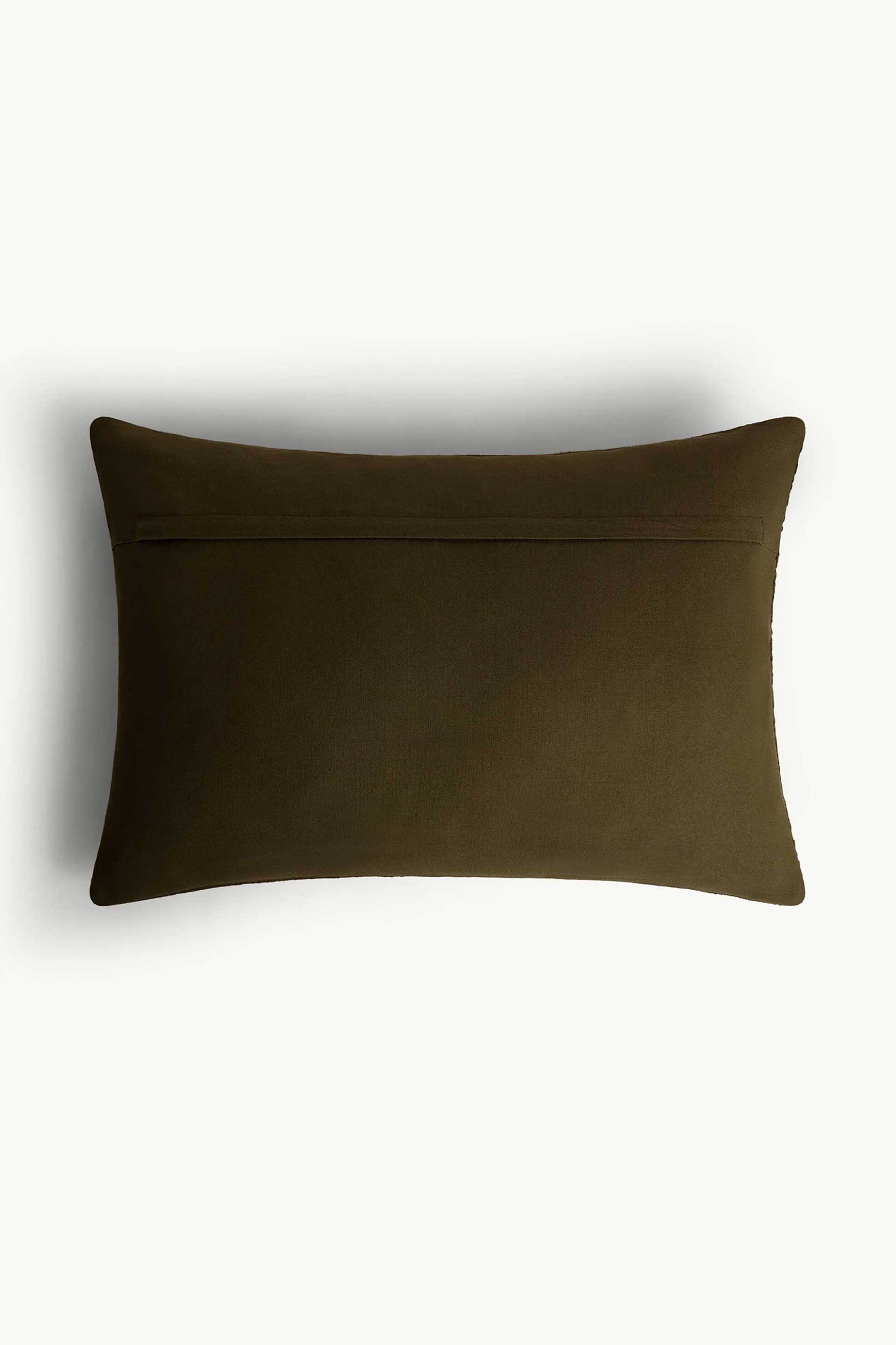 Coincasa Διακοσμητικό Μαξιλάρι με Floral Print 60 X 40 CM - 006803998 Χακί
