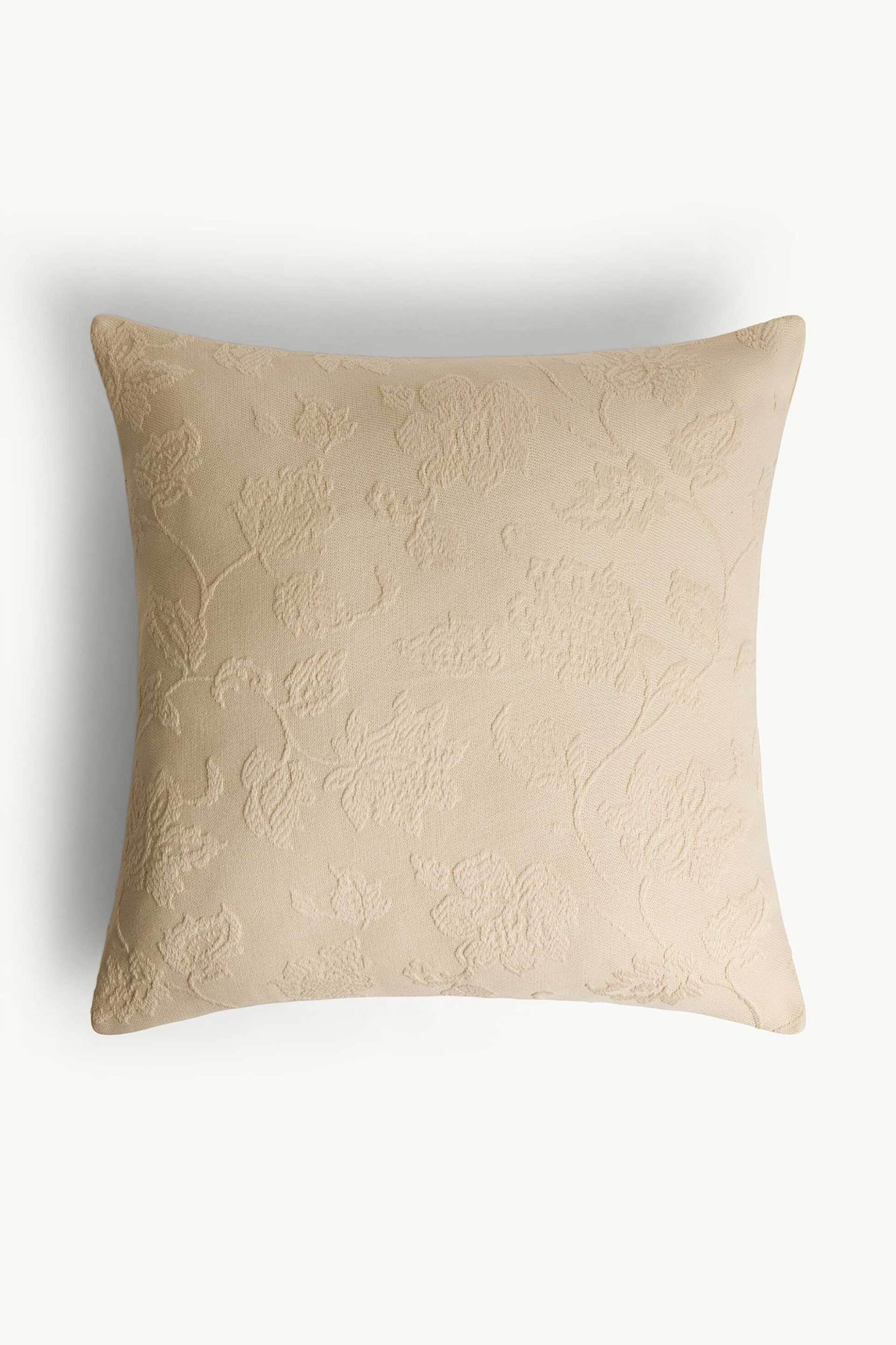 Coincasa διακοσμητικό μαξιλάρι με floral print 50 x 50 cm - 006803999 Λευκό