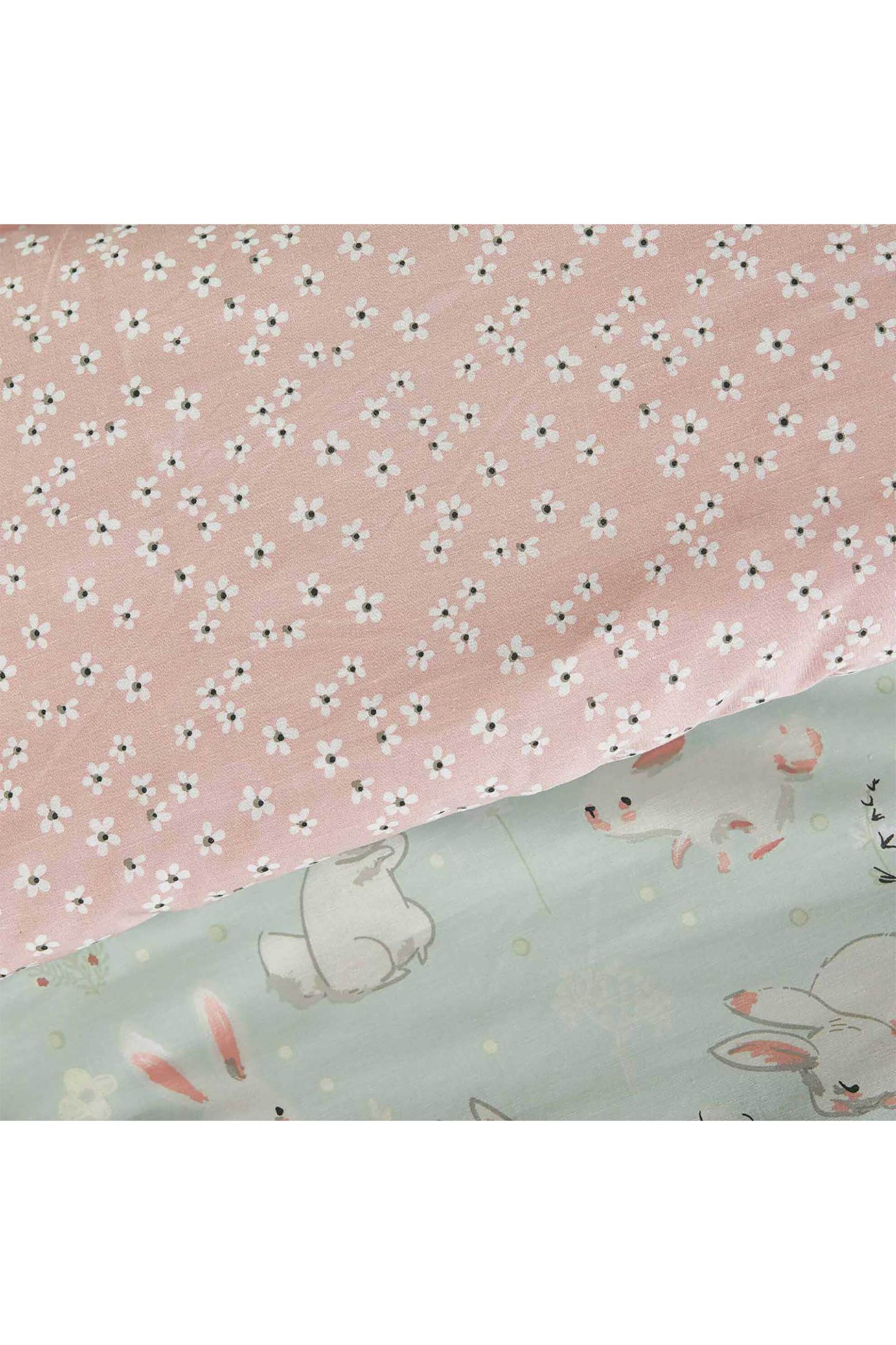 Das Kids σετ παιδική παπλωματοθήκη και μαξιλαροθήκη δύο όψεων "4867" 160 x 240 cm - 50 x 70 cm - 406009104867 Πράσινο Μέντας φωτογραφία