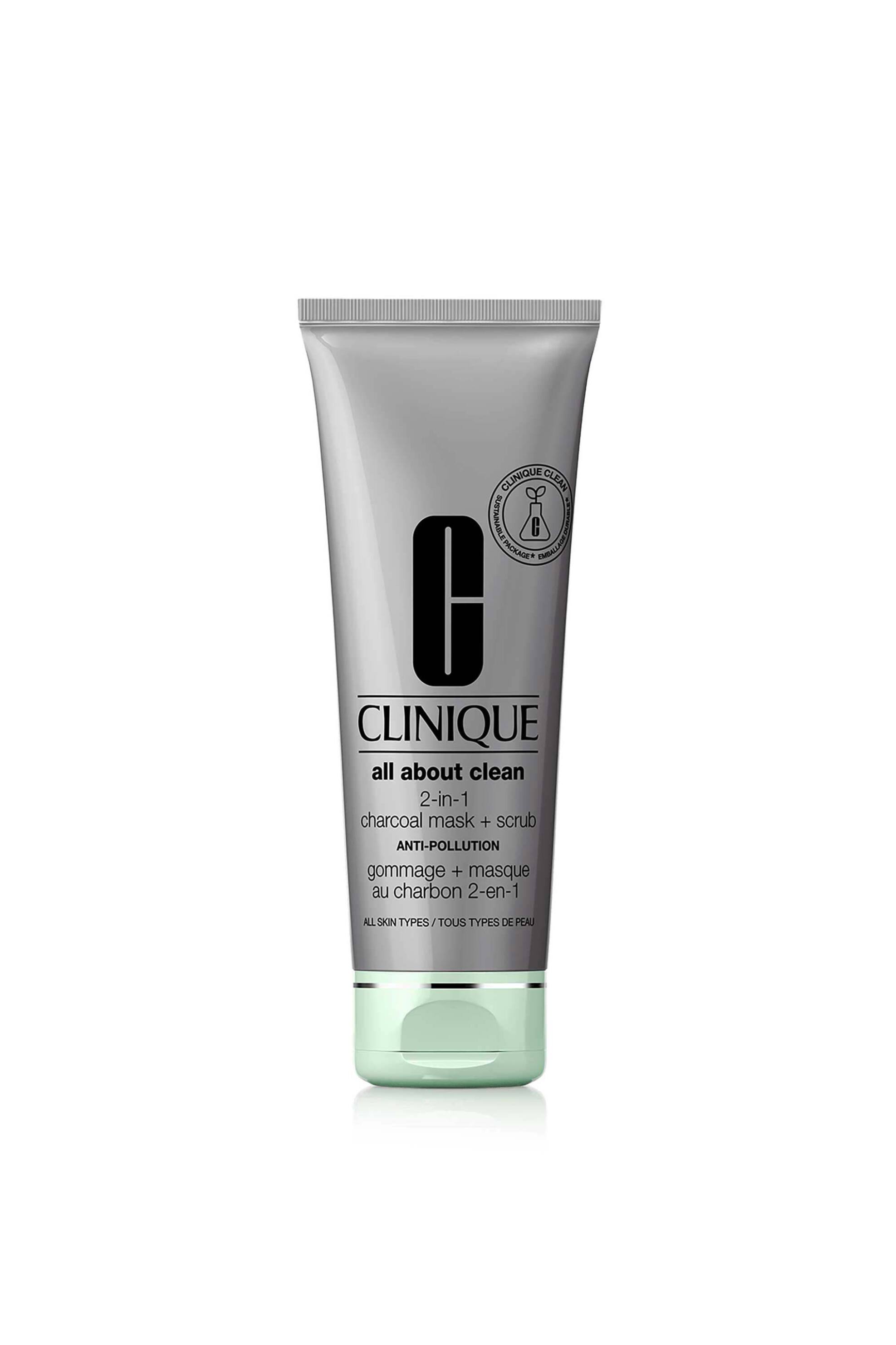 Clinique All About Clean™ 2-in-1 Charcoal Mask + Scrub 100 ml - KYNW010000