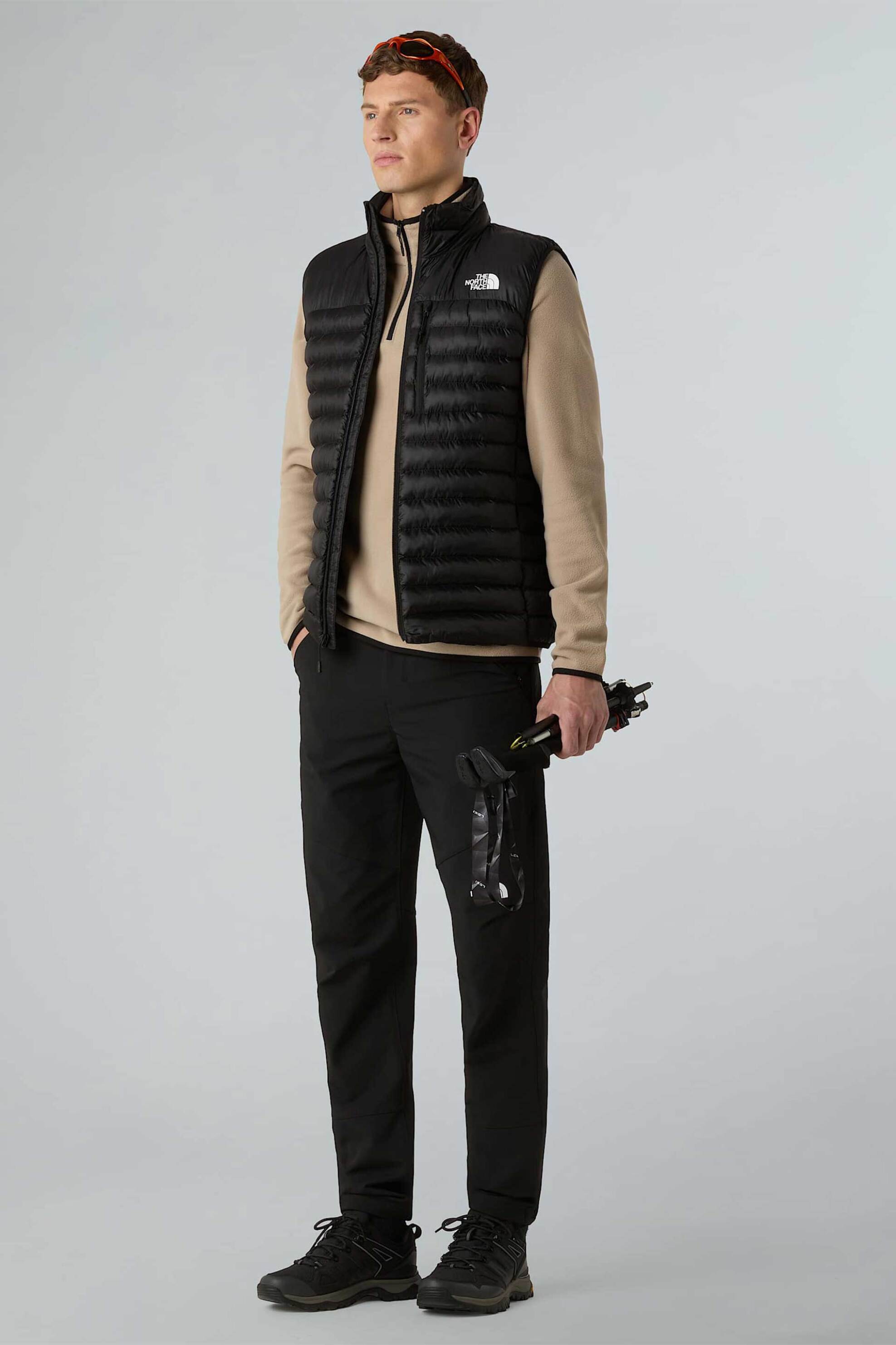 The North Face ανδρικό αδιάβροχο παντελόνι Regular Tapered Fit "Diablo" - NF0A7X6D4H01 Μαύρο