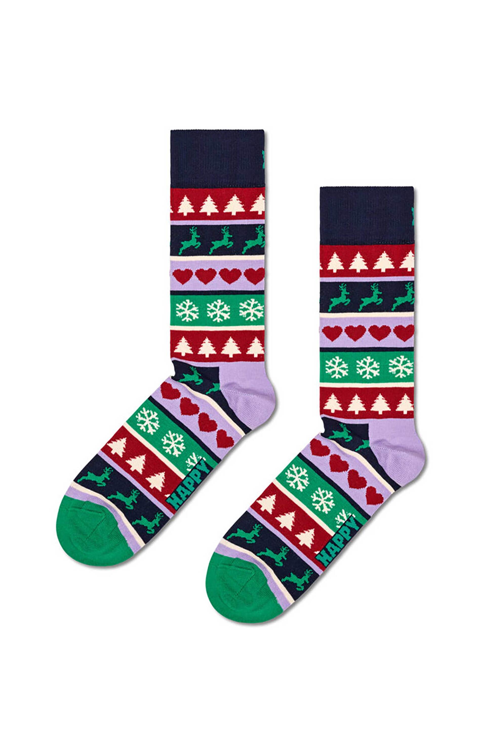 Happy Socks unisex κάλτσες "Christmas Stripe" - P000843