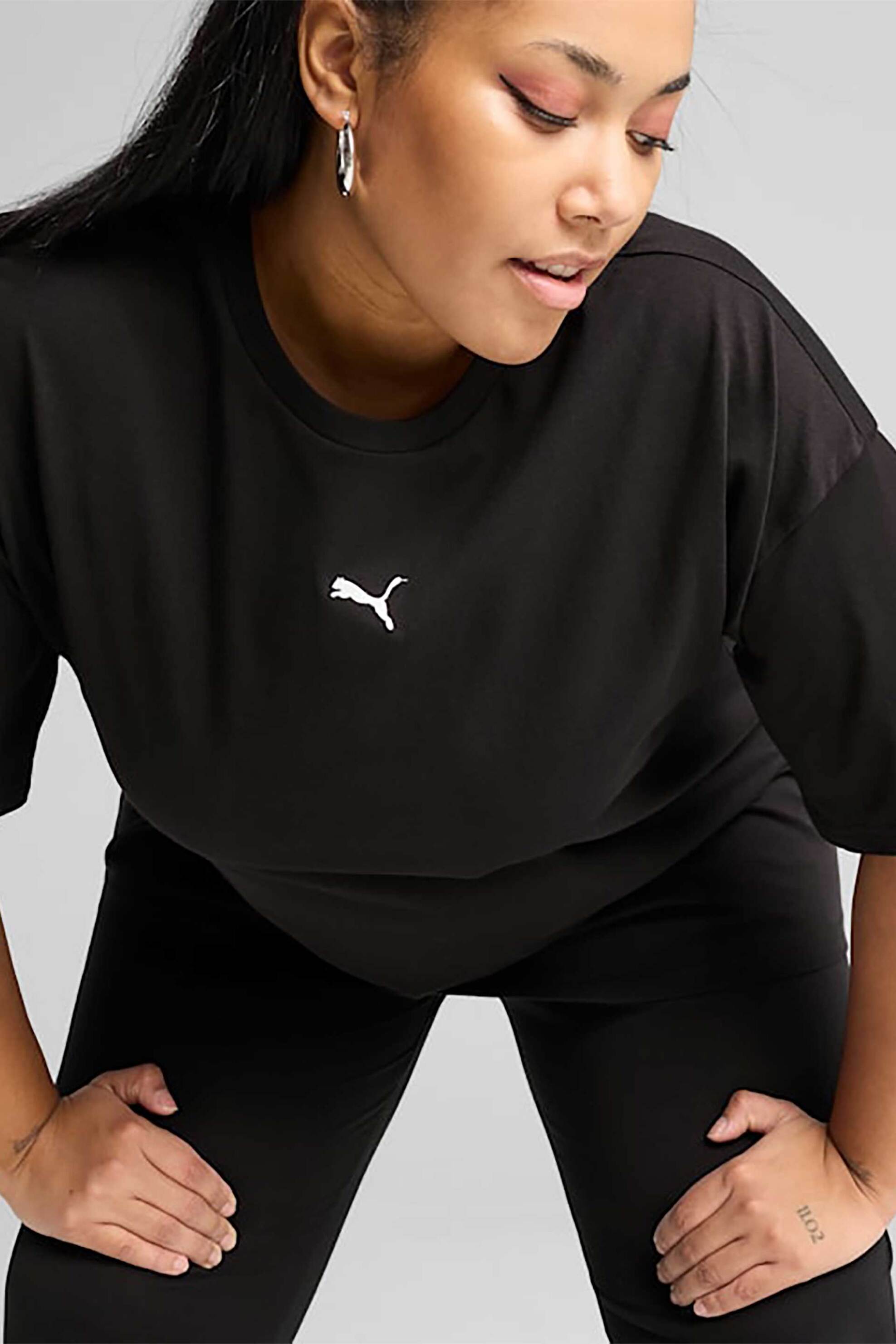 Puma γυναικείο T-shirt με λογότυπο Relaxed Fit 