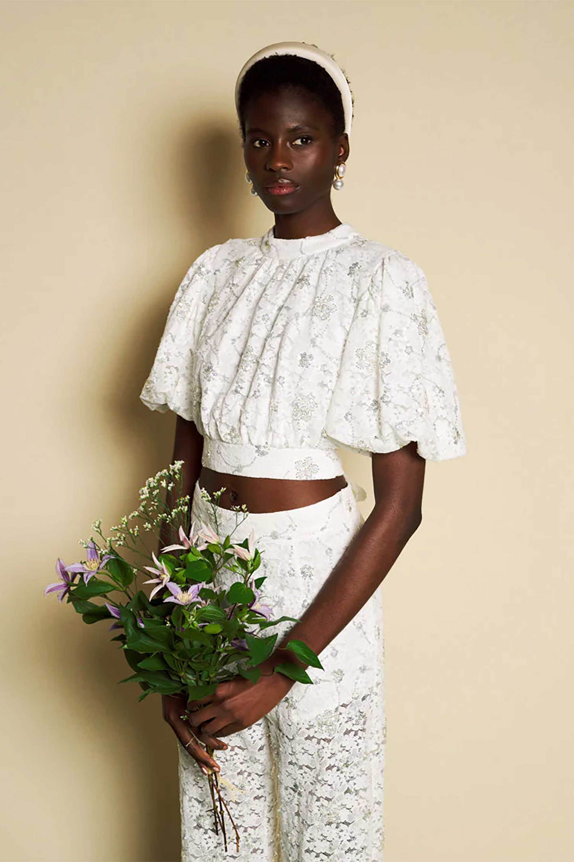 Sister Jane γυναικεία μπλούζα με floral print "Dream Jardin" - TOD173WHT Λευκό