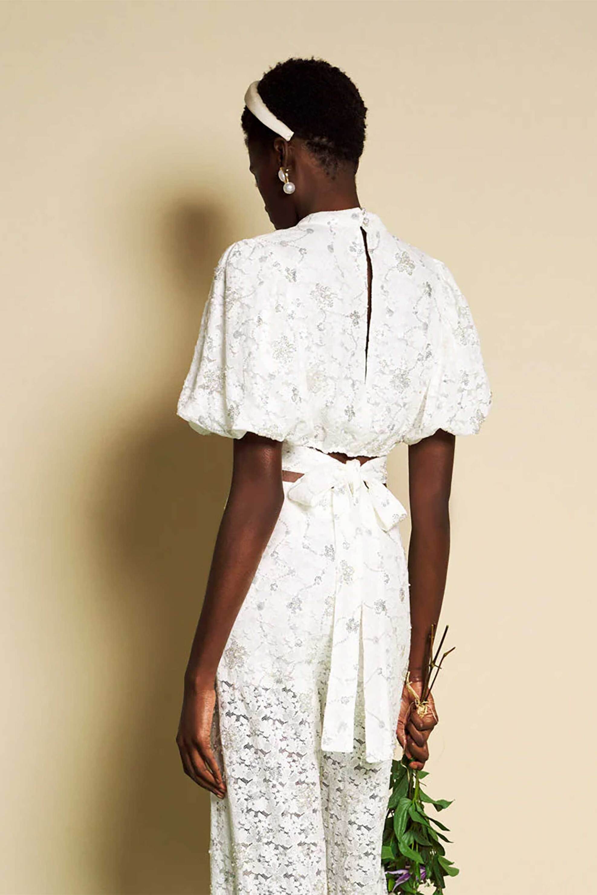 SISTER JANE Sister Jane γυναικεία μπλούζα με floral print "Dream Jardin" - TOD173WHT Λευκό - 3
