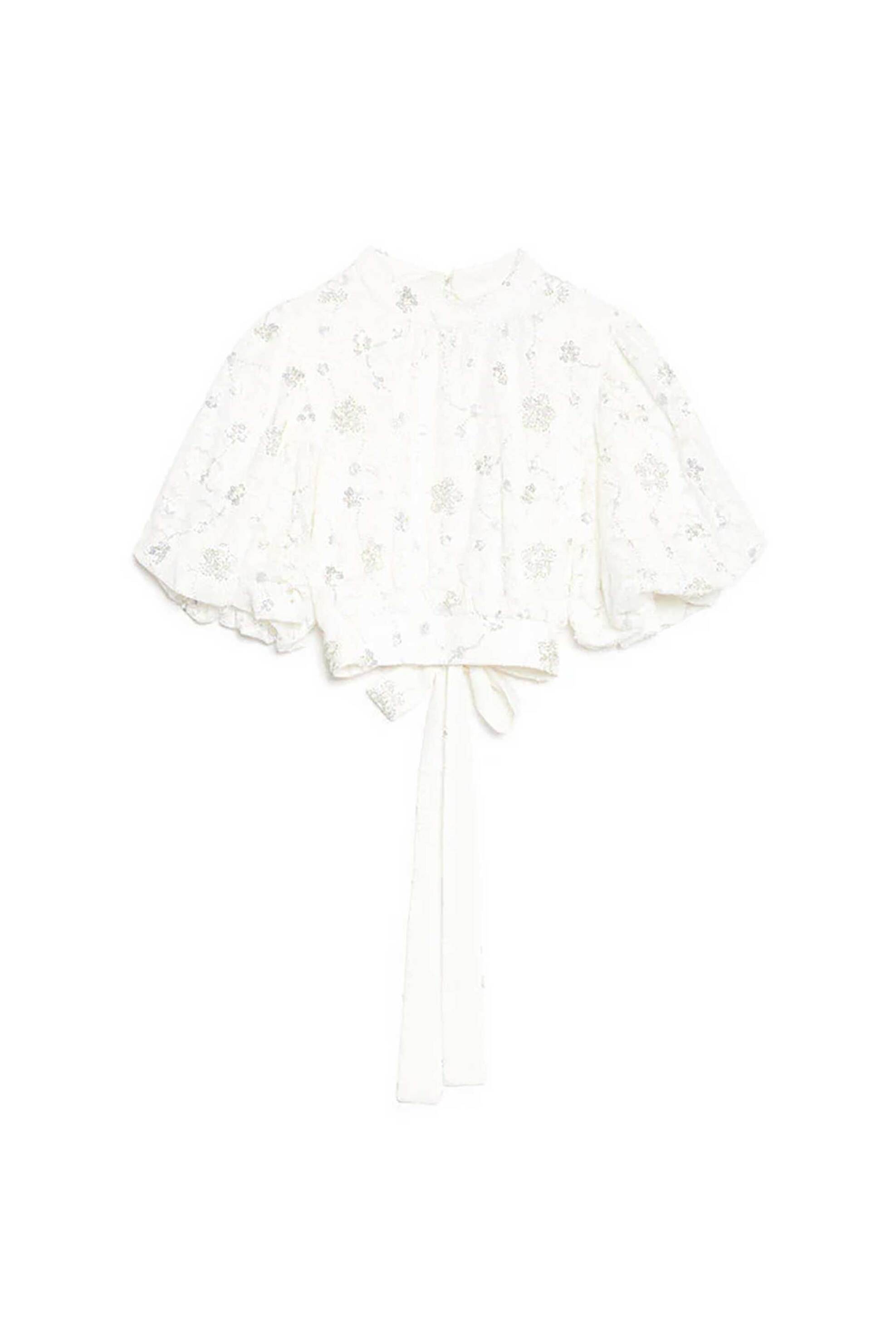 SISTER JANE Sister Jane γυναικεία μπλούζα με floral print "Dream Jardin" - TOD173WHT Λευκό - 4